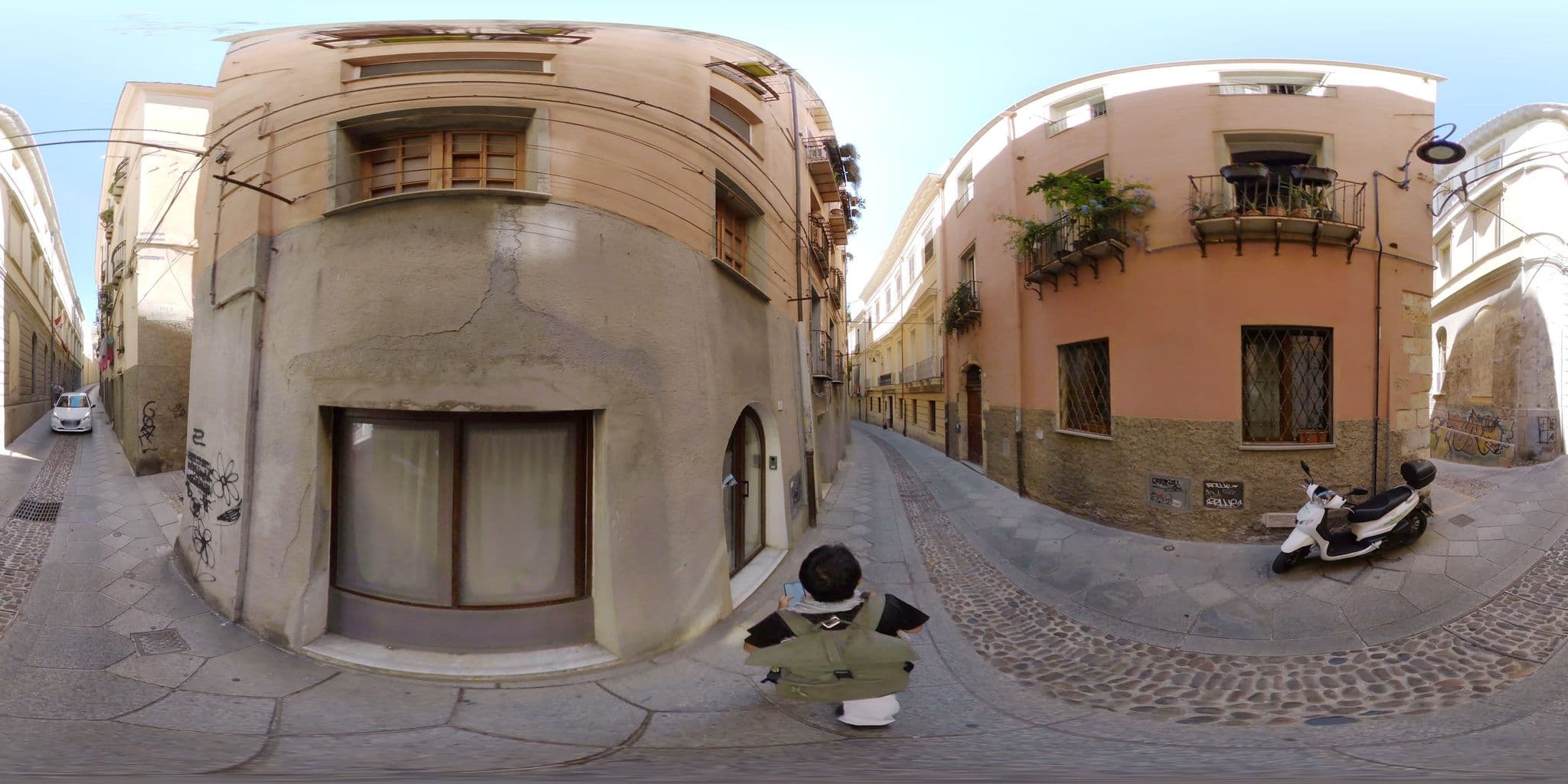 Street view near Buena Vista Apartments, Cagliari — © mapconcierge (CC BY-SA · Mapillary)