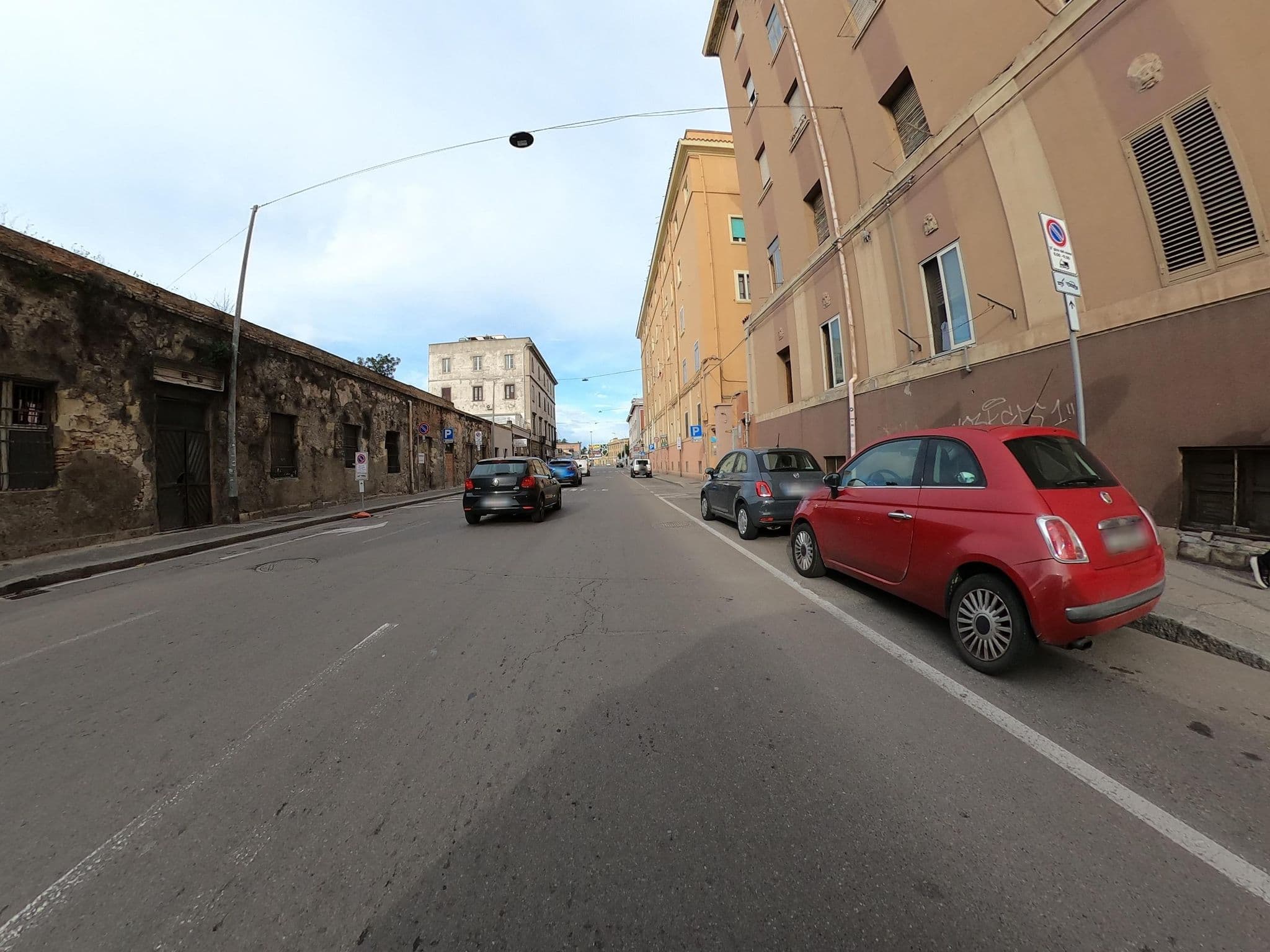 Street view near Fronte Al Mar, Cagliari — © joostjakob (CC BY-SA · Mapillary)