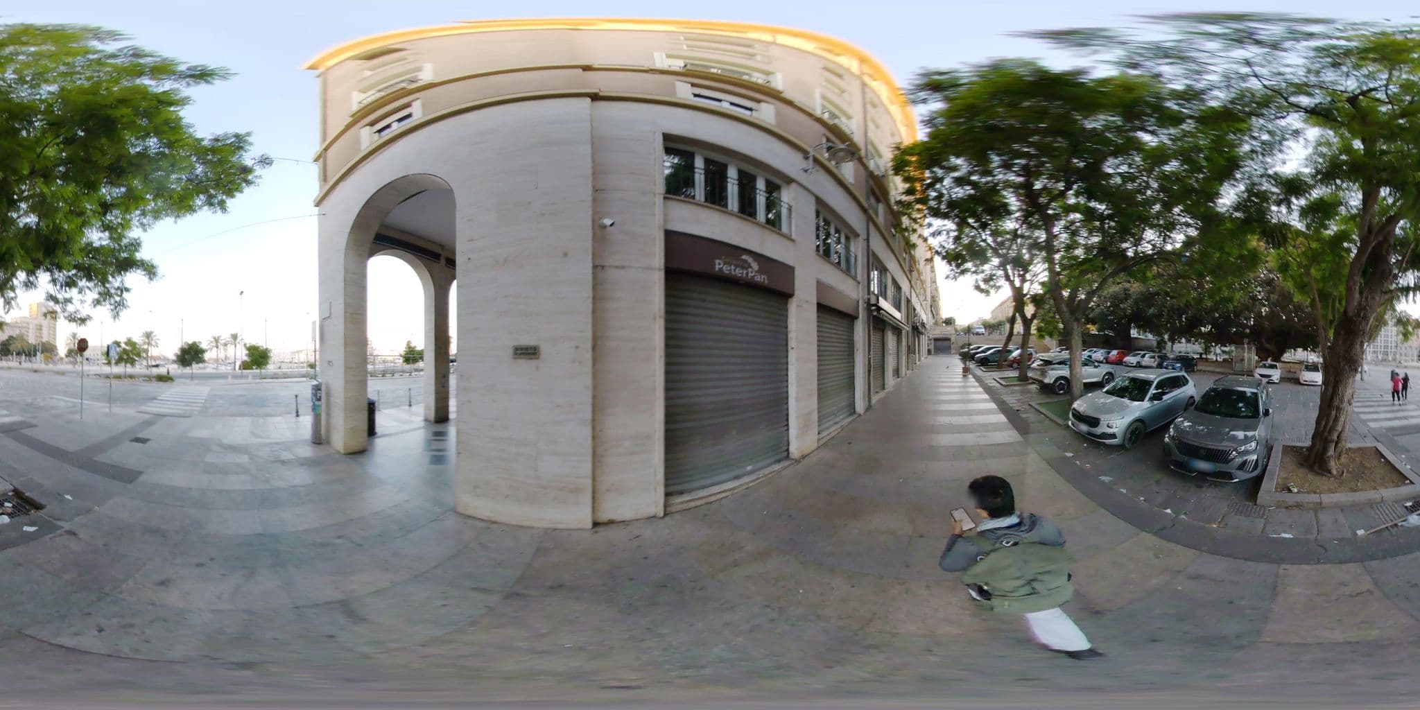 Street view near Birkin Marina, Cagliari — © mapconcierge (CC BY-SA · Mapillary)