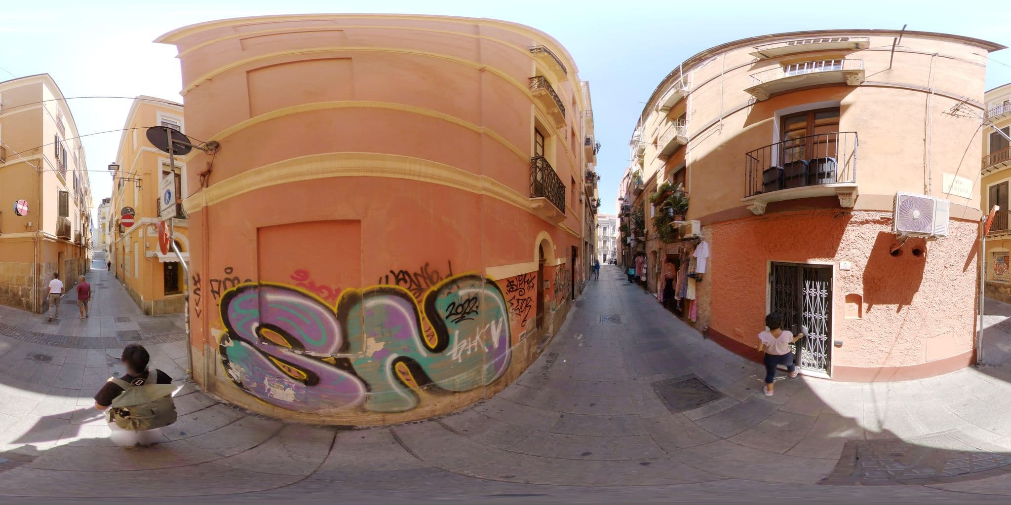 Street view near L'ambasciata Hotel de Charme, Cagliari — © mapconcierge (CC BY-SA · Mapillary)