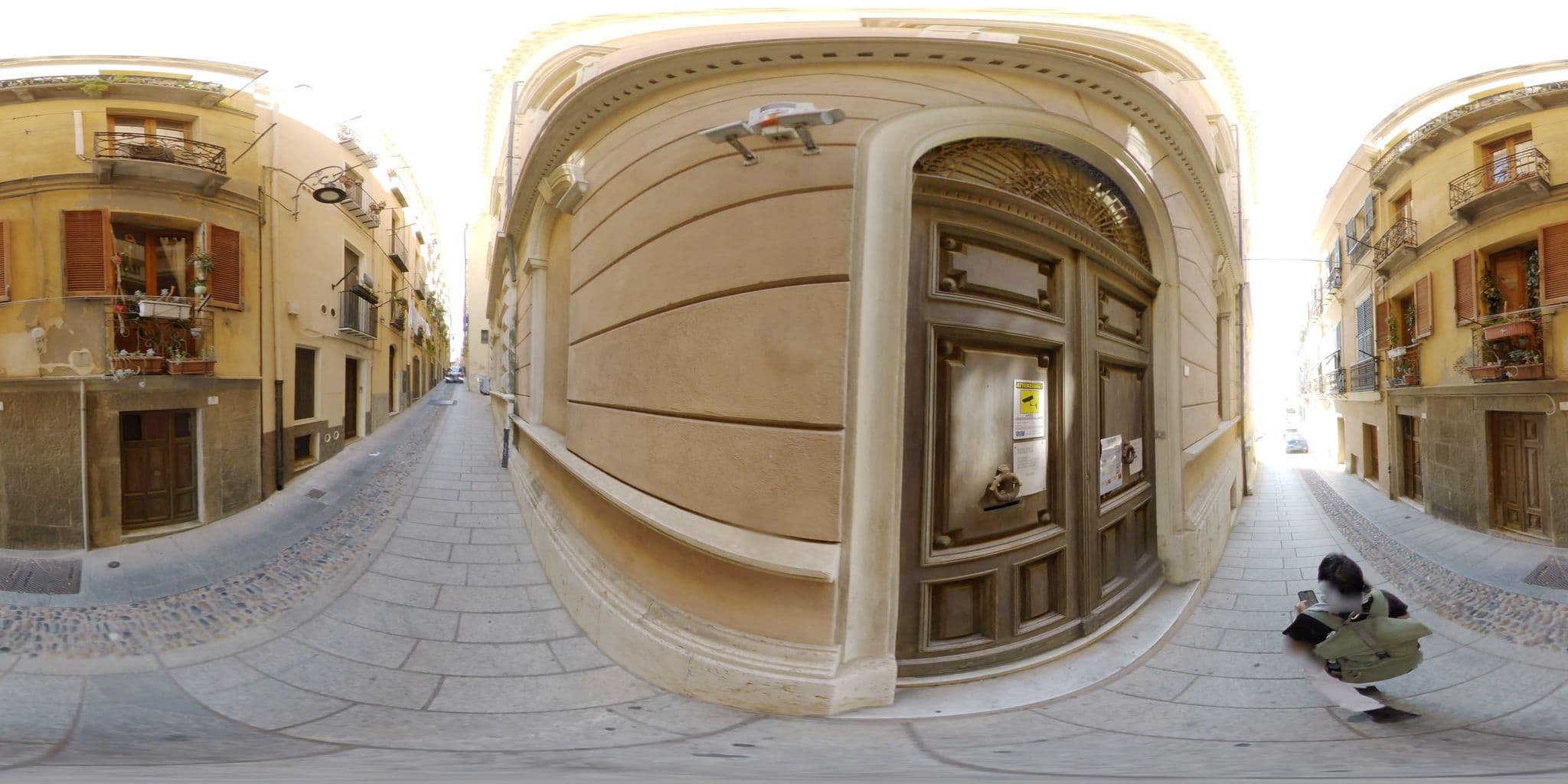 Street view near Residenze Palazzo Pes, Cagliari — © mapconcierge (CC BY-SA · Mapillary)