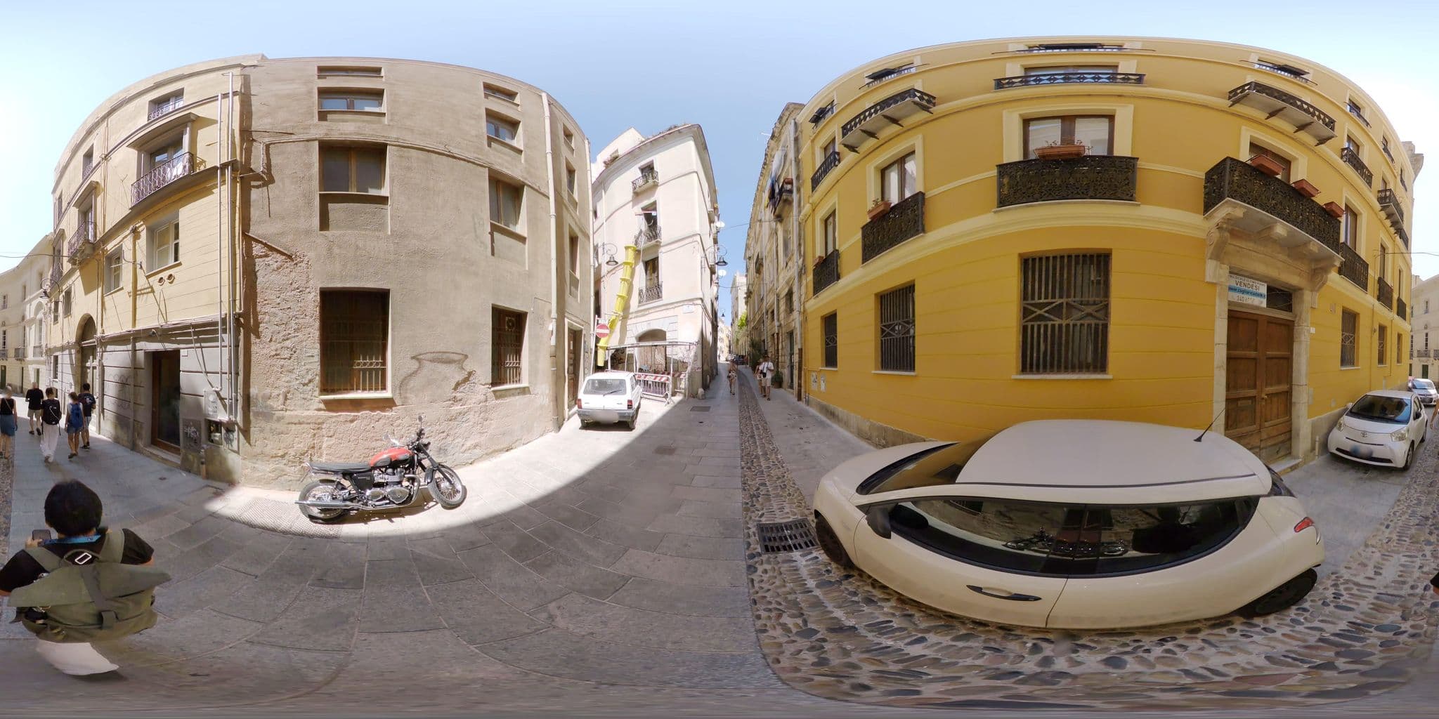 Street view near Petite Lamarmora, Cagliari — © mapconcierge (CC BY-SA · Mapillary)