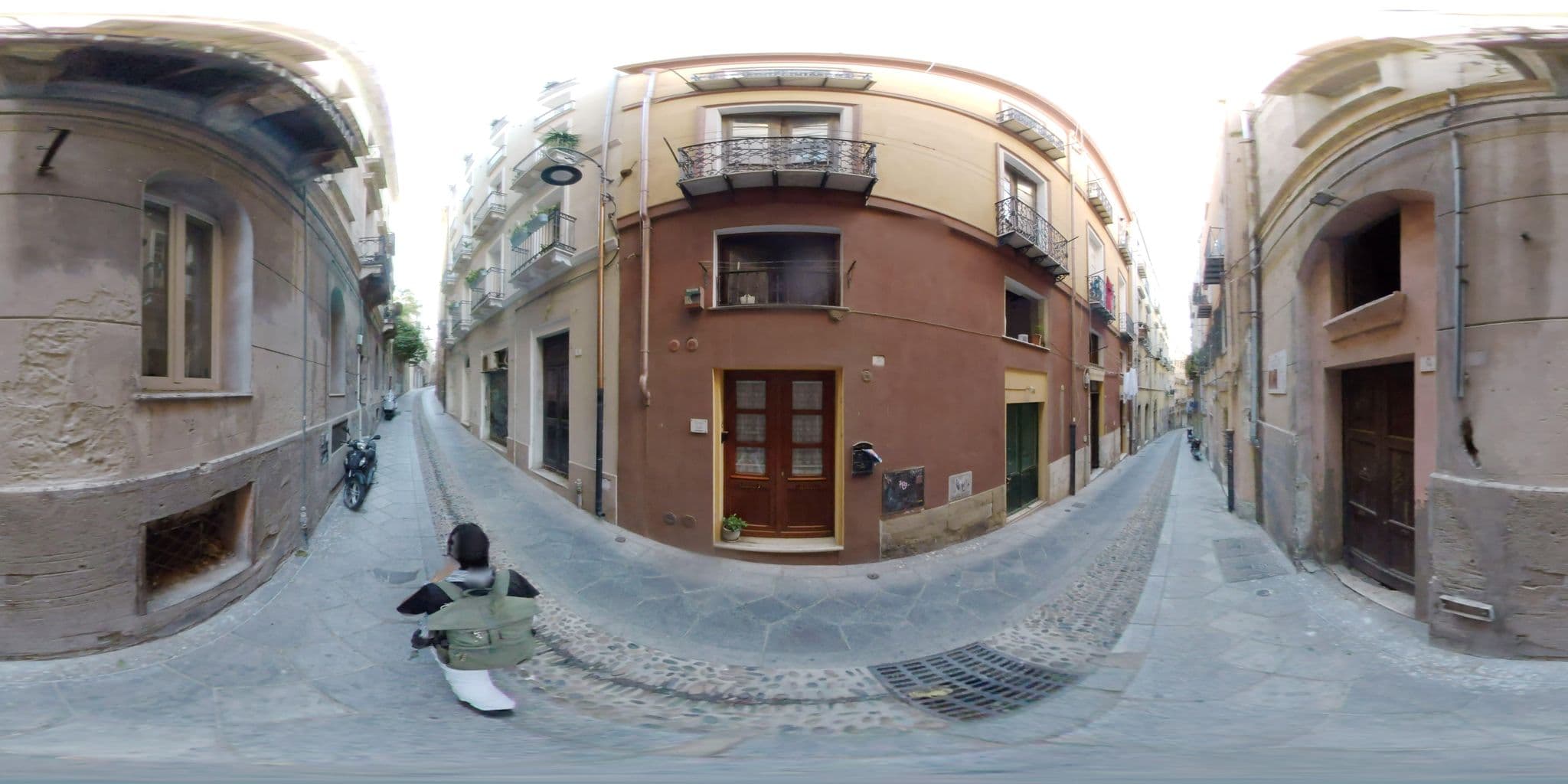 Street view near Casa Hermosa, Cagliari — © mapconcierge (CC BY-SA · Mapillary)