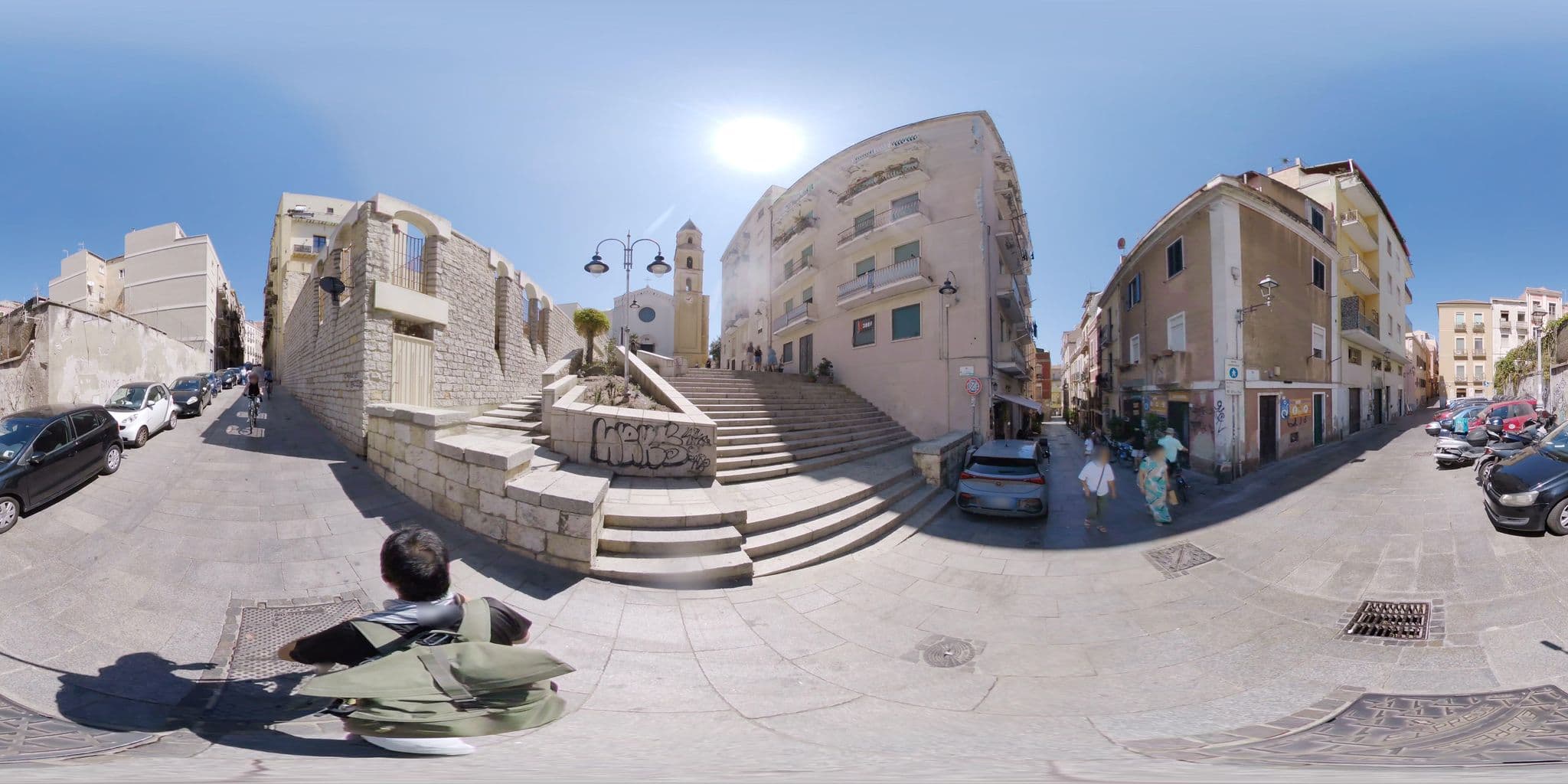Street view near Eulalia 32, Cagliari — © mapconcierge (CC BY-SA · Mapillary)