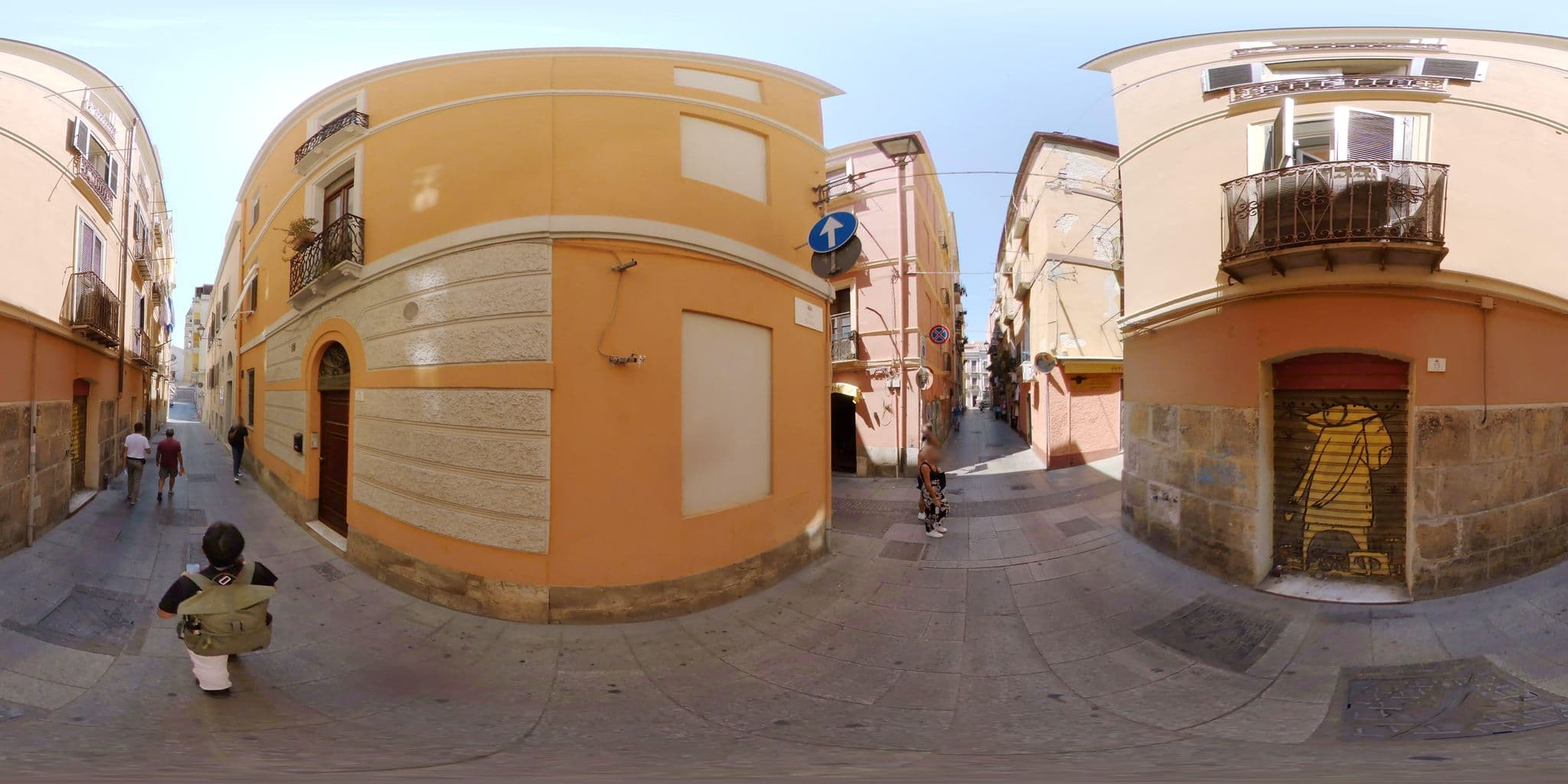 Street view near Flamingo Mini Monolocale, Cagliari — © mapconcierge (CC BY-SA · Mapillary)