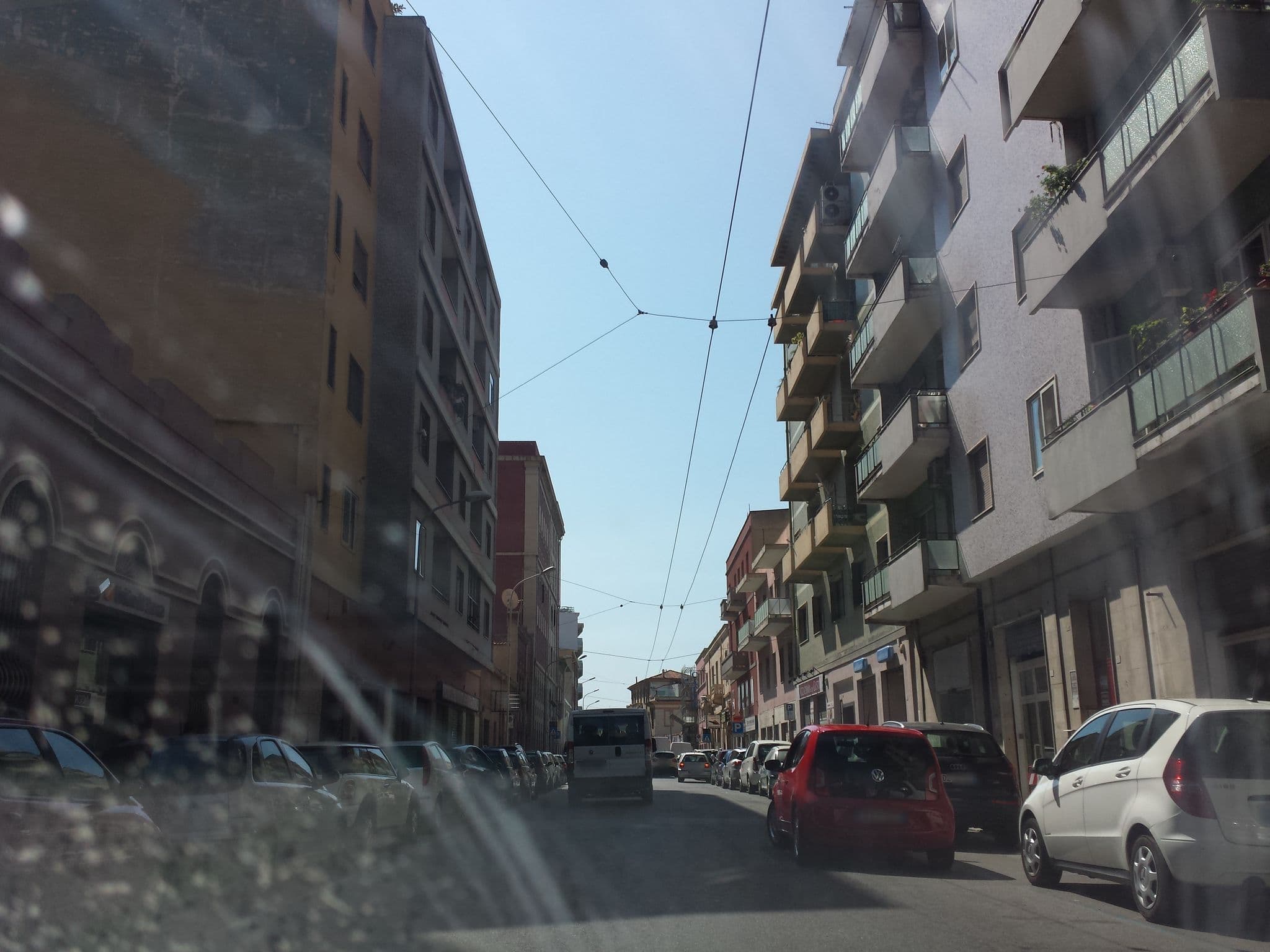 Street view near B&B Un Letto a Casteddu, Cagliari — © franmu (CC BY-SA · Mapillary)