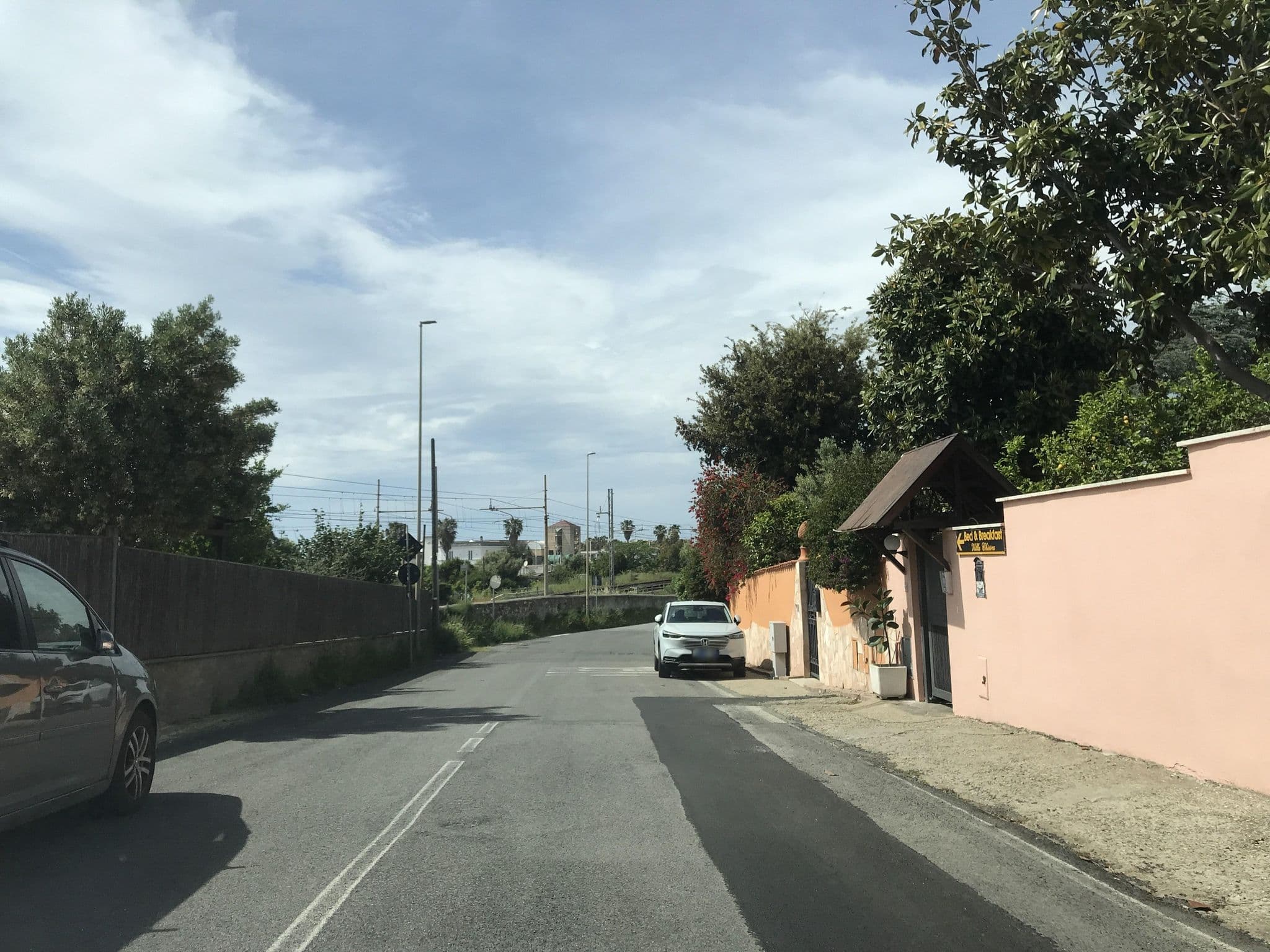 Street view near Villa Chiara B&B, Civitavecchia — © panbauletto (CC BY-SA · Mapillary)