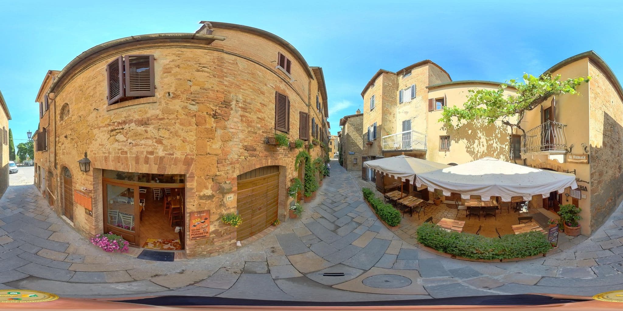 Street view near Affittacamere B&B La Vite, Pienza — © Ghelfi360 (CC BY-SA · Mapillary)