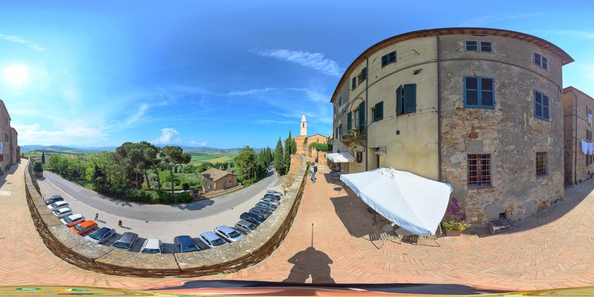 Street view near B&B Il Rossellino, Pienza — © Ghelfi360 (CC BY-SA · Mapillary)