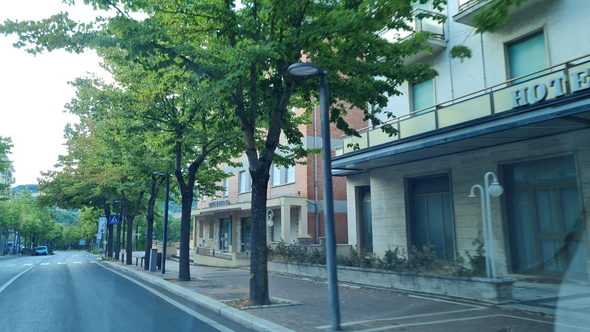 Street view near Albergo Salus, Chianciano Terme — © laniuscollurio (CC BY-SA · Mapillary)