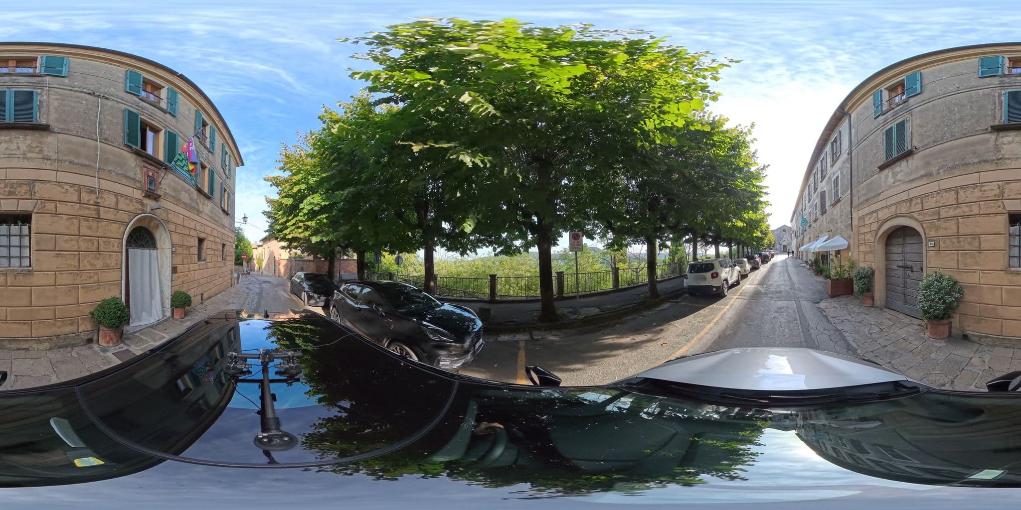 Street view near Politian Apartments, Montepulciano — © Polinomia (CC BY-SA · Mapillary)