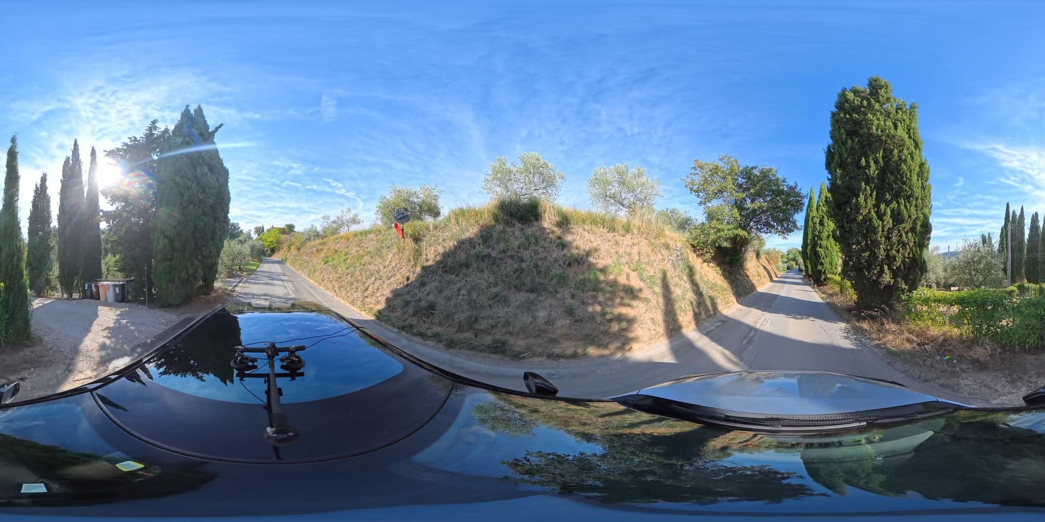 Street view near Agriturismo Ai Battenti, Montepulciano — © Polinomia (CC BY-SA · Mapillary)