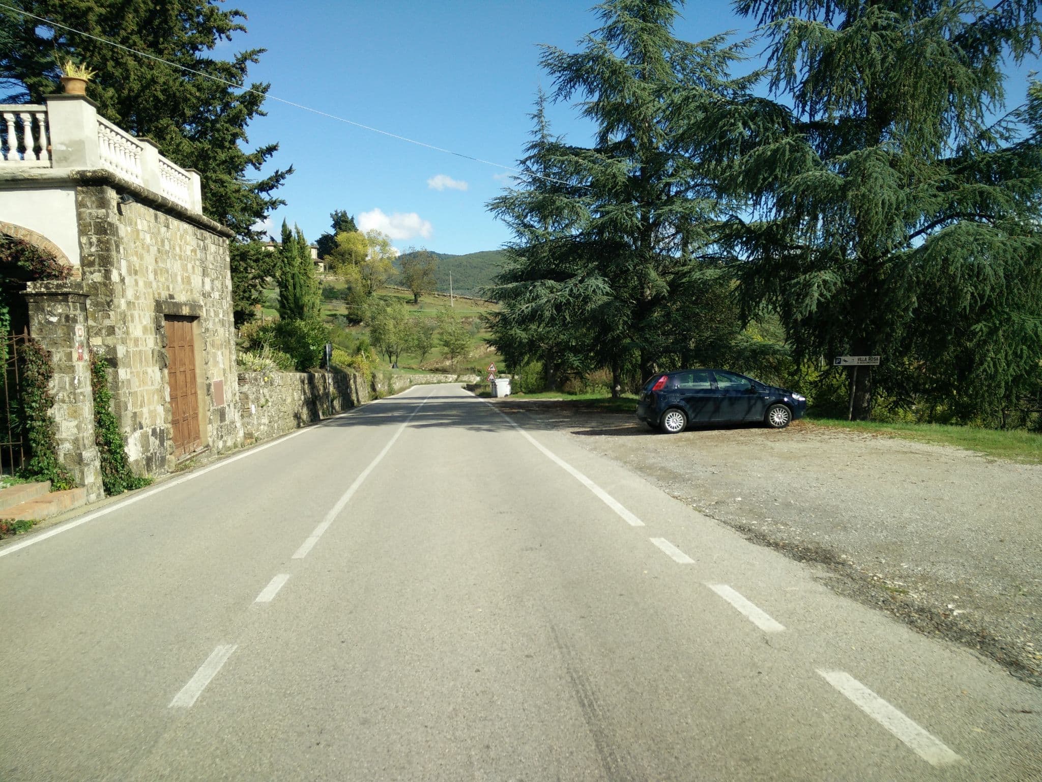 Street view near Villa Rosa di Boscorotondo, Panzano in Chianti — © joostjakob (CC BY-SA · Mapillary)