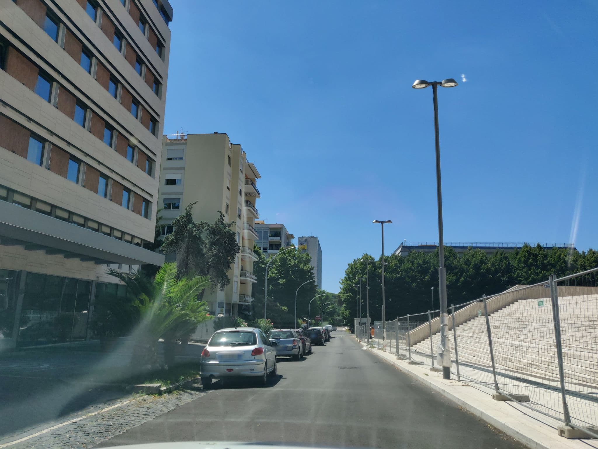 Street view near Hotel dei Congressi, Testaccio — © panbauletto (CC BY-SA · Mapillary)