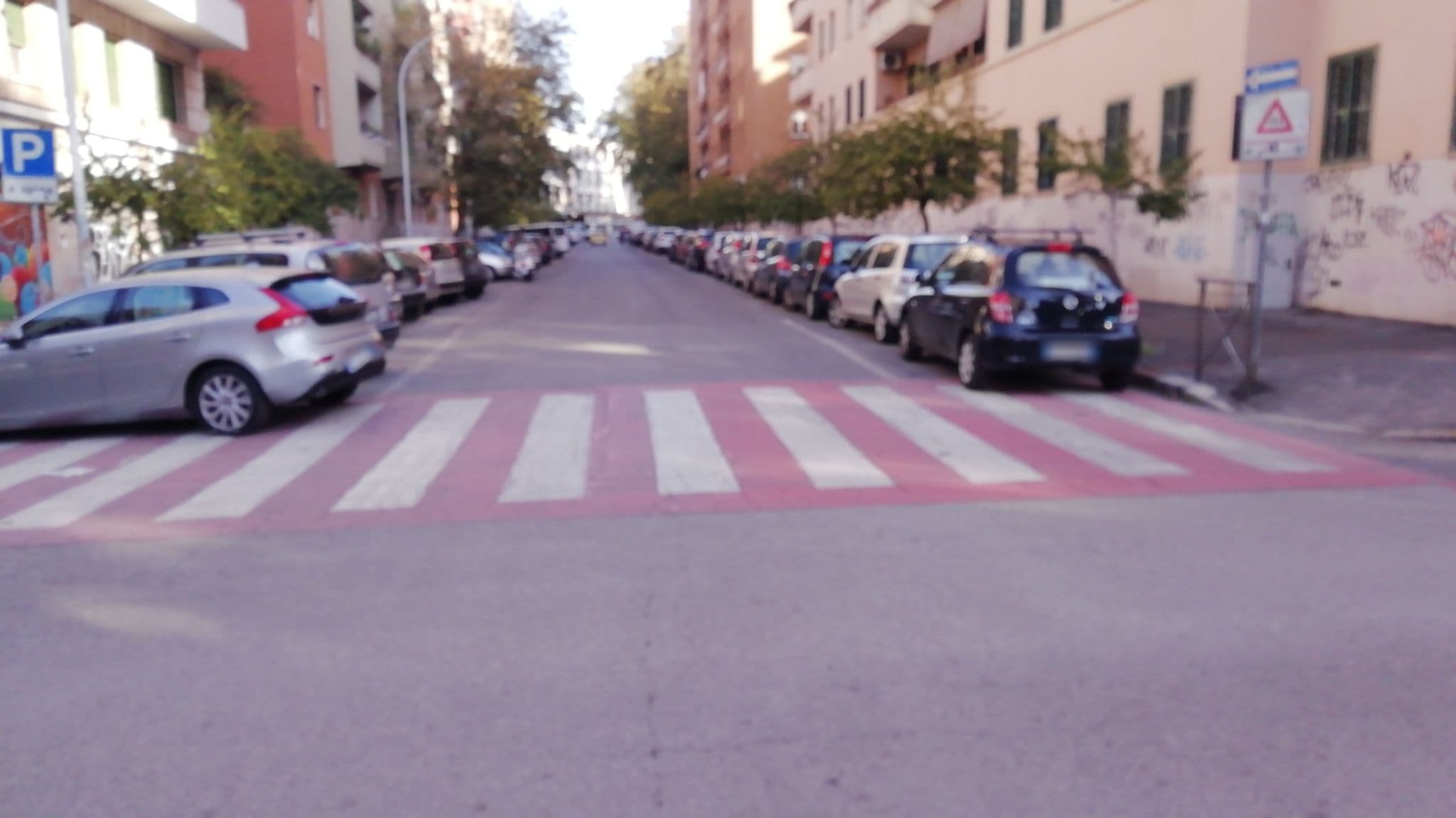 Street view near Casa Garbata, Testaccio — © groundrace (CC BY-SA · Mapillary)