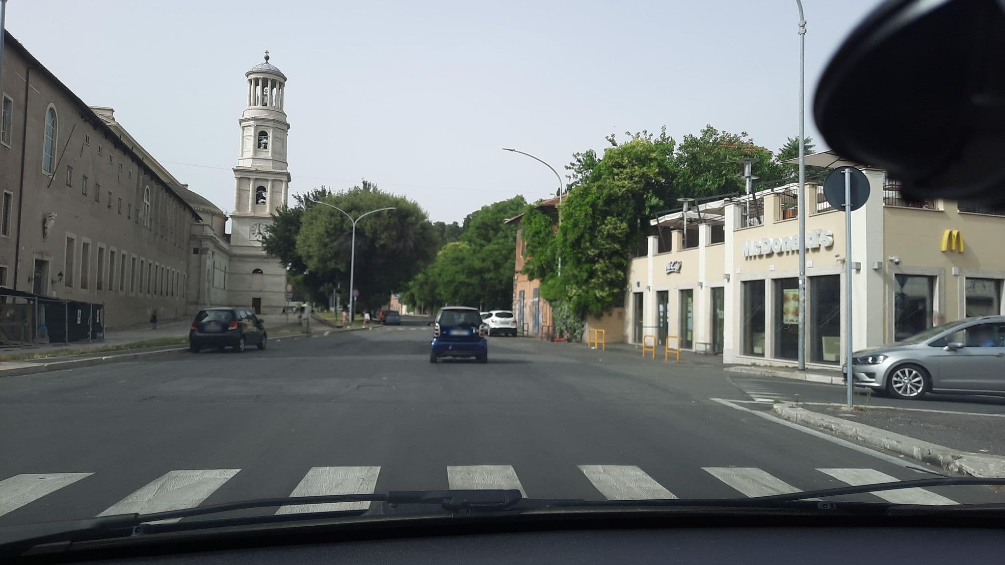 Street view near Area Roma, Testaccio — © annaquatrano (CC BY-SA · Mapillary)