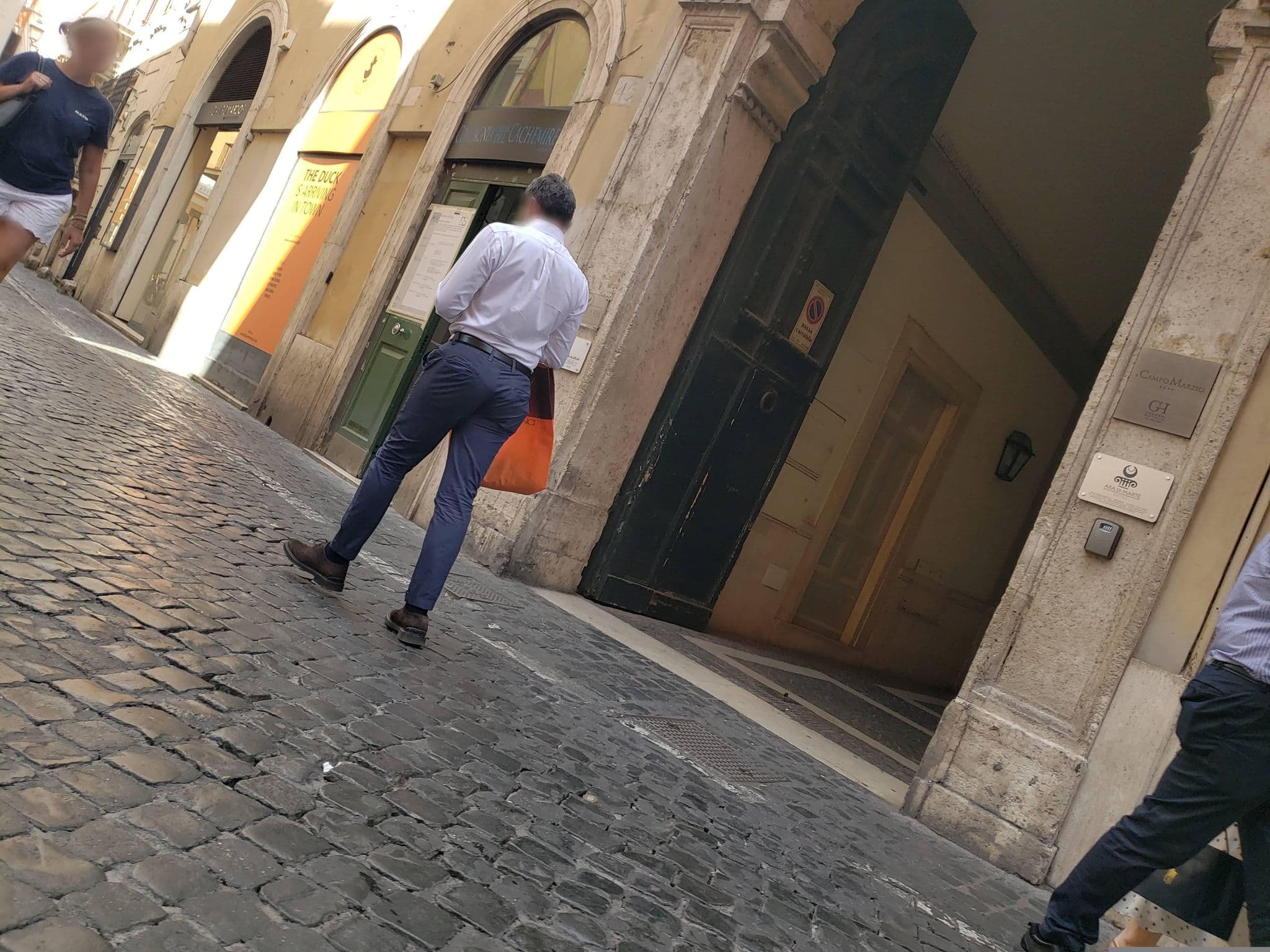 Street view near Insula Urbis, Sant'Eustachio — © mapfool (CC BY-SA · Mapillary)
