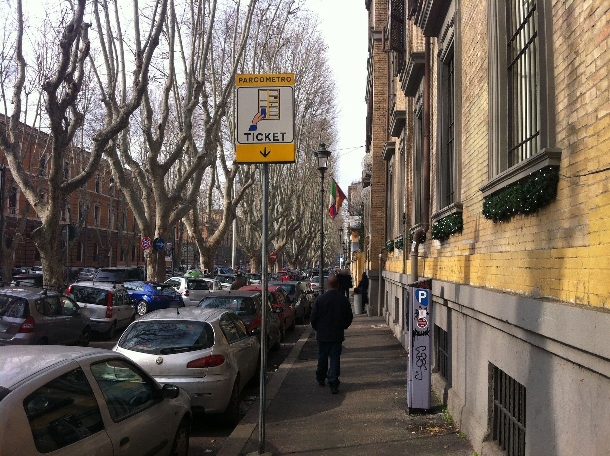 Street view near Hotel Metropolis, Prati — © ugz (CC BY-SA · Mapillary)