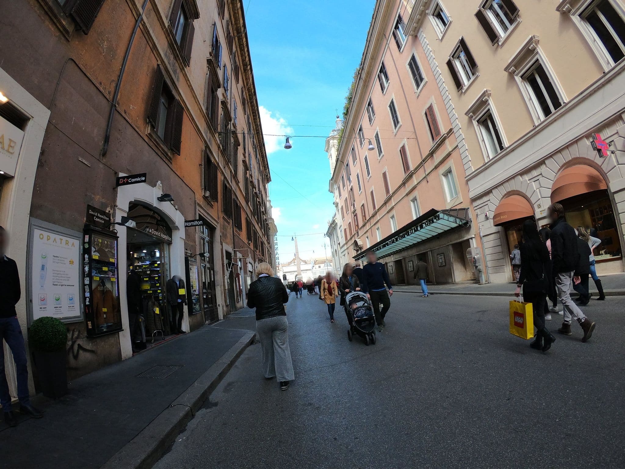 Street view near Màs Boutique Hotel Rome, Campo Marzio — © richlv (CC BY-SA · Mapillary)