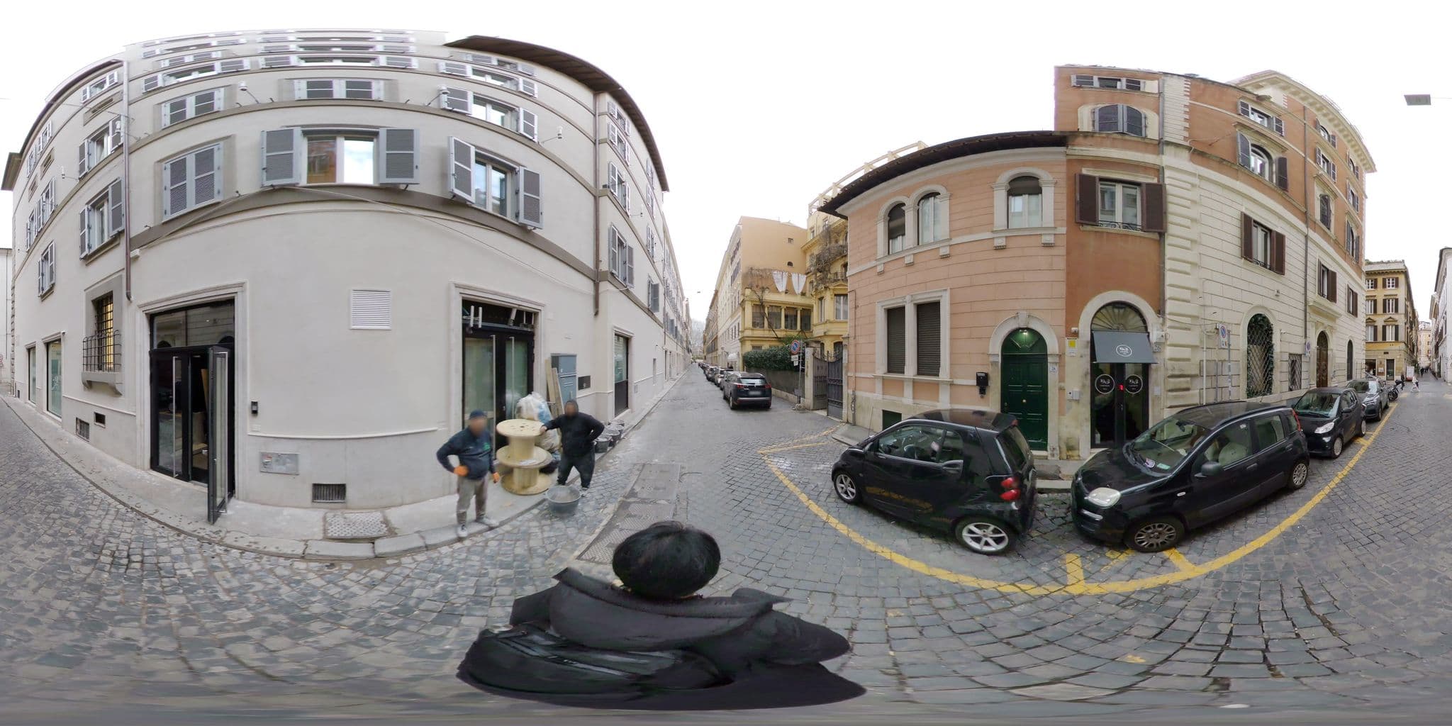 Street view near Penthouse Angelo Brunetti, Campo Marzio — © akiyoshiii213 (CC BY-SA · Mapillary)