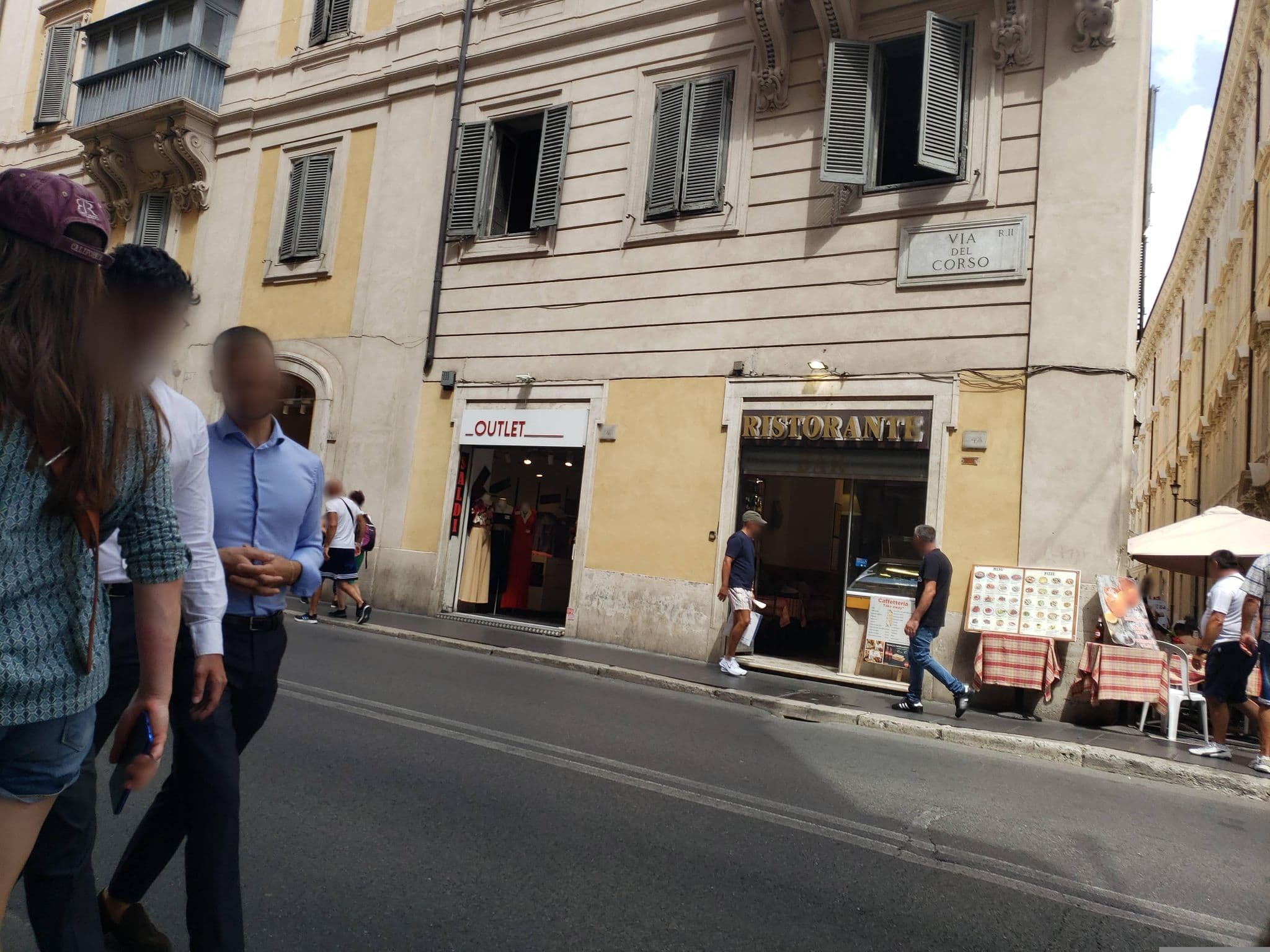 Street view near La Papessa, Sant'Eustachio — © mapfool (CC BY-SA · Mapillary)