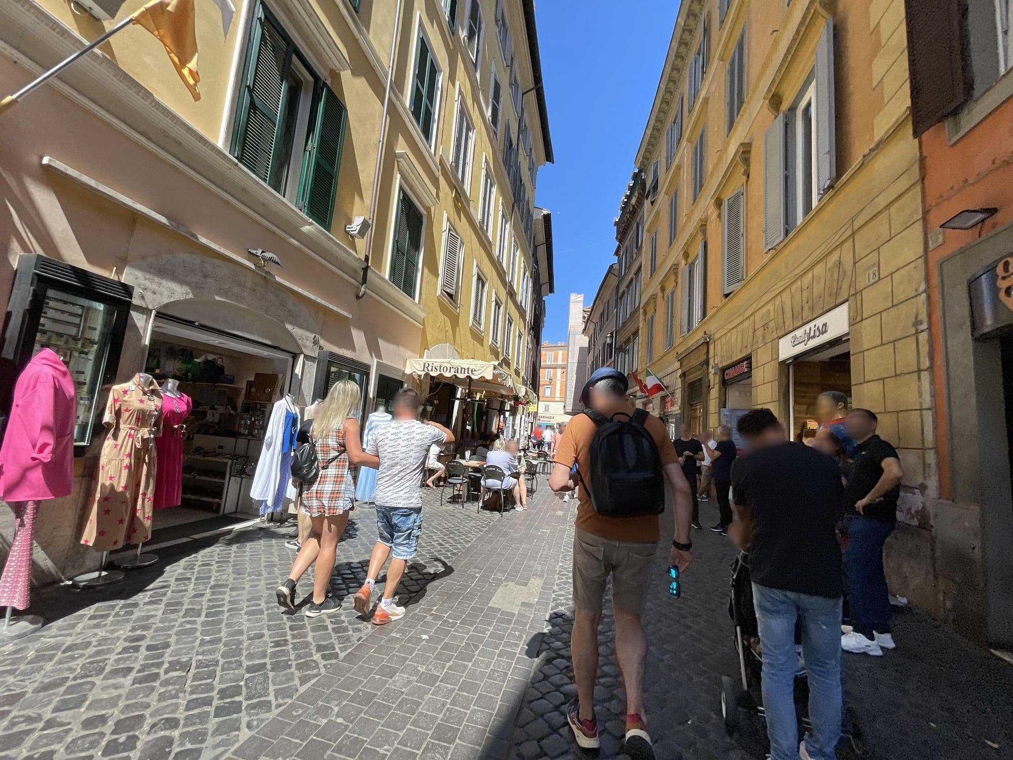 Street view near Principessa Trevi, Sant'Eustachio — © filipb (CC BY-SA · Mapillary)