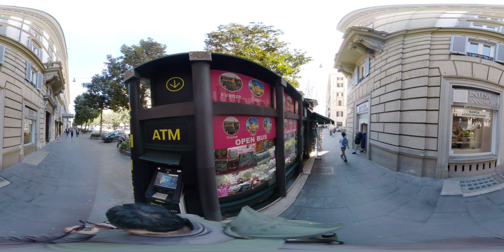 Street view near Rome Travellers Hotel, Ludovisi — © mapconcierge (CC BY-SA · Mapillary)