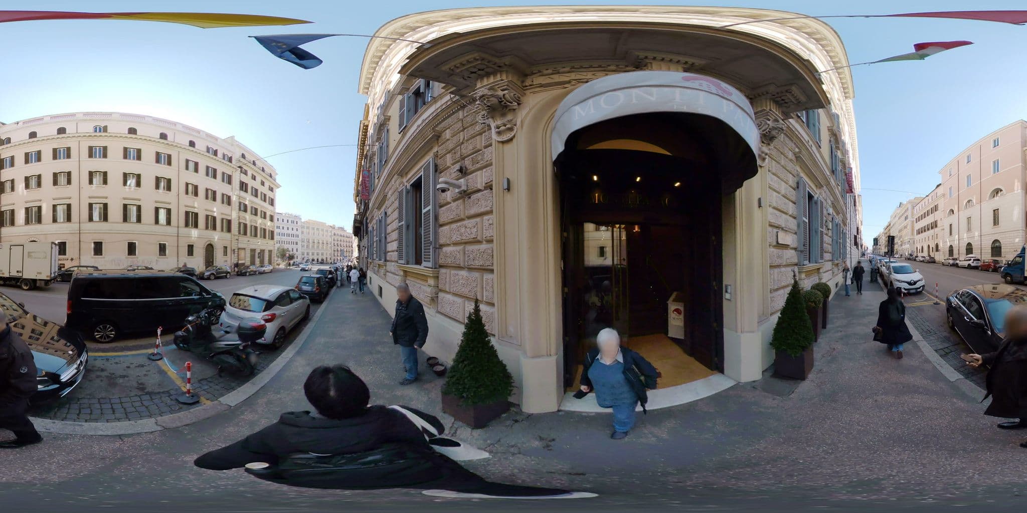 Street view near Koru Hotel, Monti — © akiyoshiii213 (CC BY-SA · Mapillary)