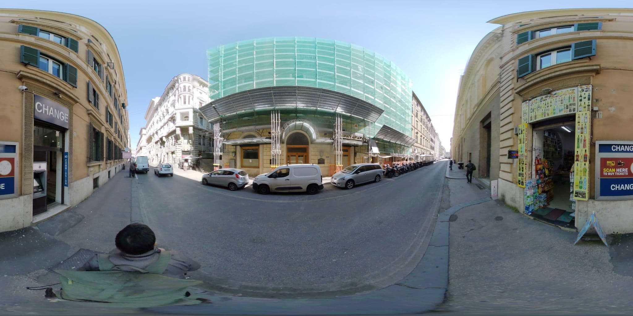 Street view near Hotel Selene Roma, Monti — © mapconcierge (CC BY-SA · Mapillary)