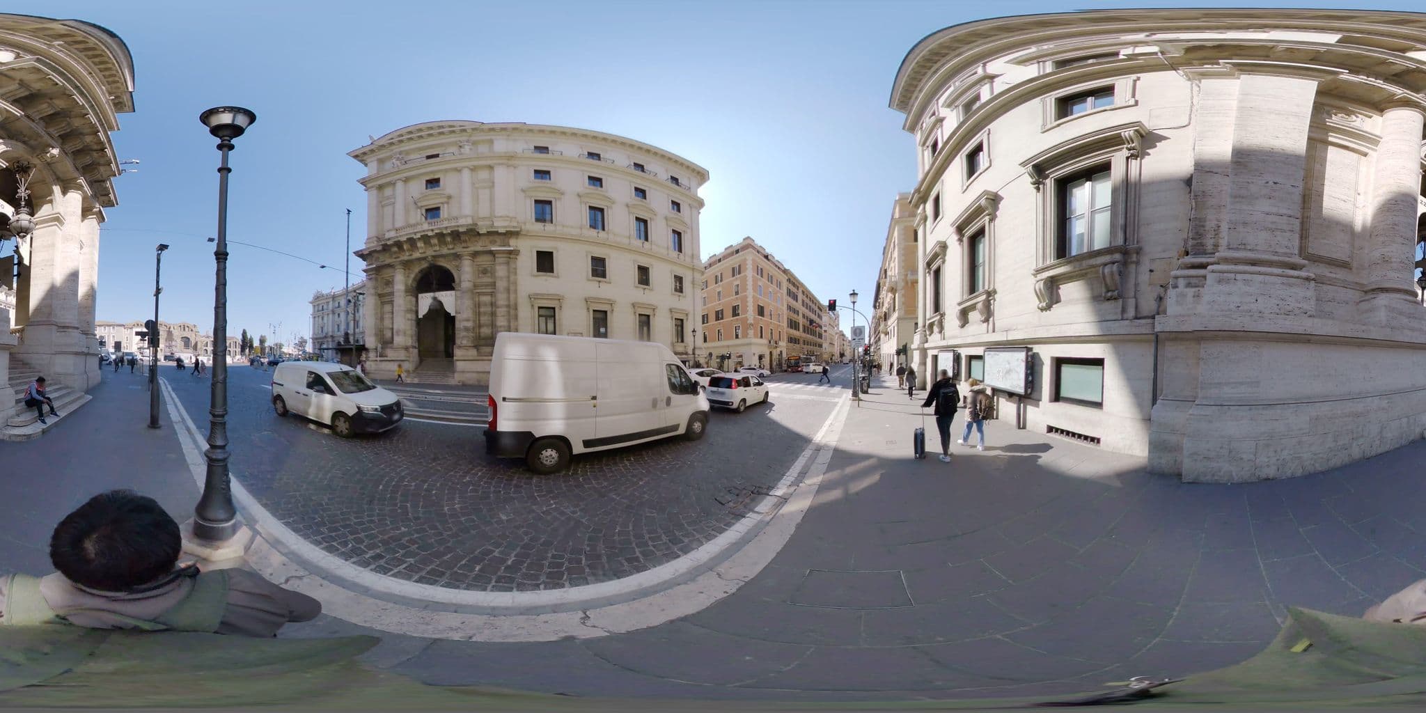 Street view near Anantara Palazzo Naiadi Rome Hotel, Ludovisi — © mapconcierge (CC BY-SA · Mapillary)