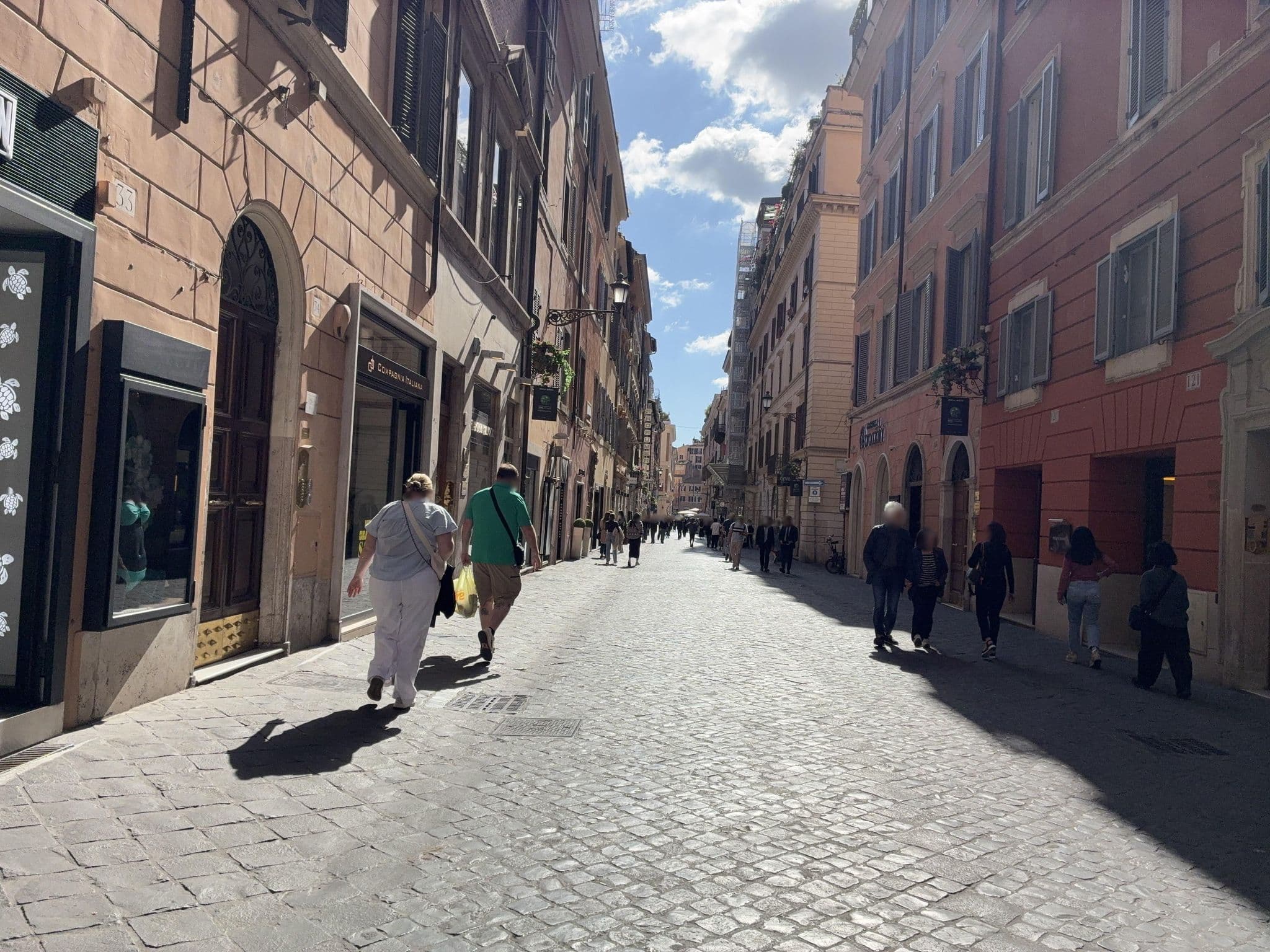 Street view near Casa Micheli in Centro ex Frattina Luxury Apartment, Sant'Eustachio — © panbauletto (CC BY-SA · Mapillary)