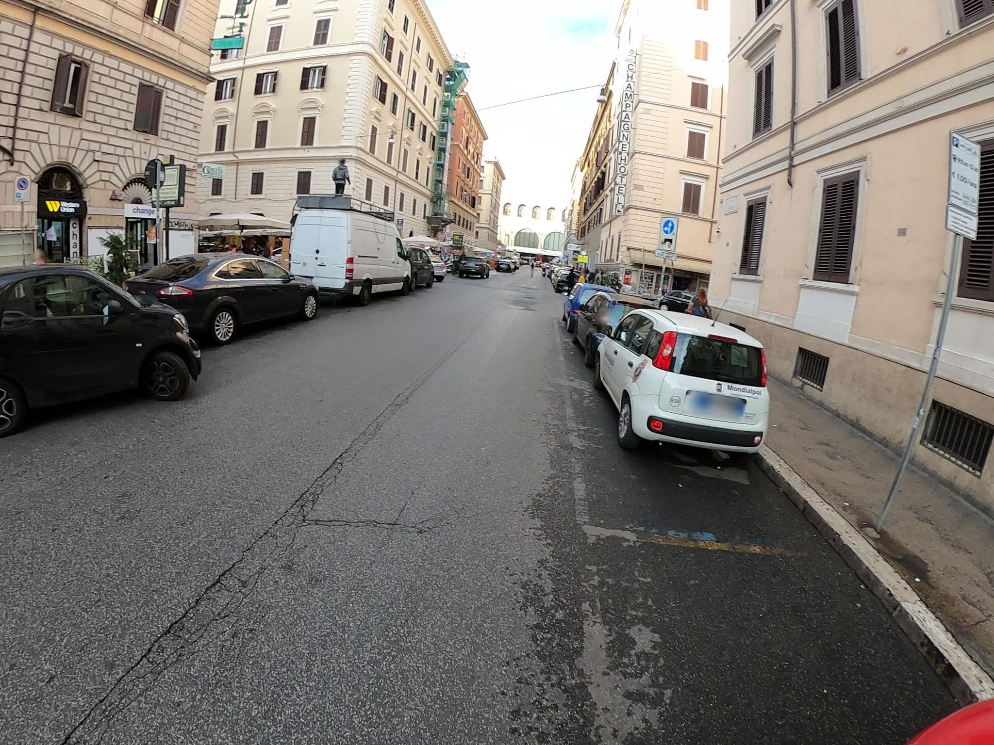 Street view near Romantica Hotel, Monti — © alesarrett (CC BY-SA · Mapillary)