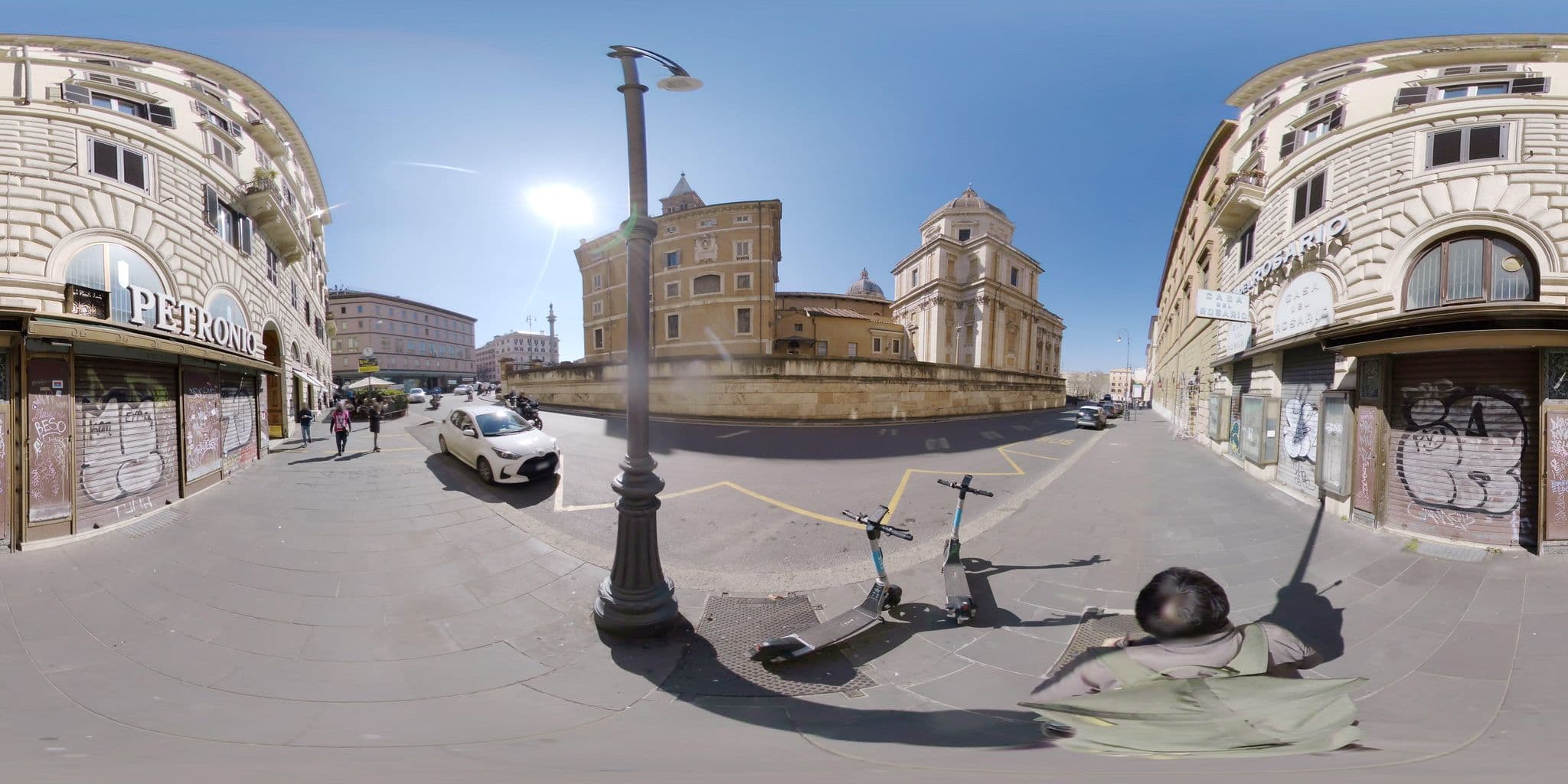 Street view near Contemporaneo Rooms, Monti — © mapconcierge (CC BY-SA · Mapillary)