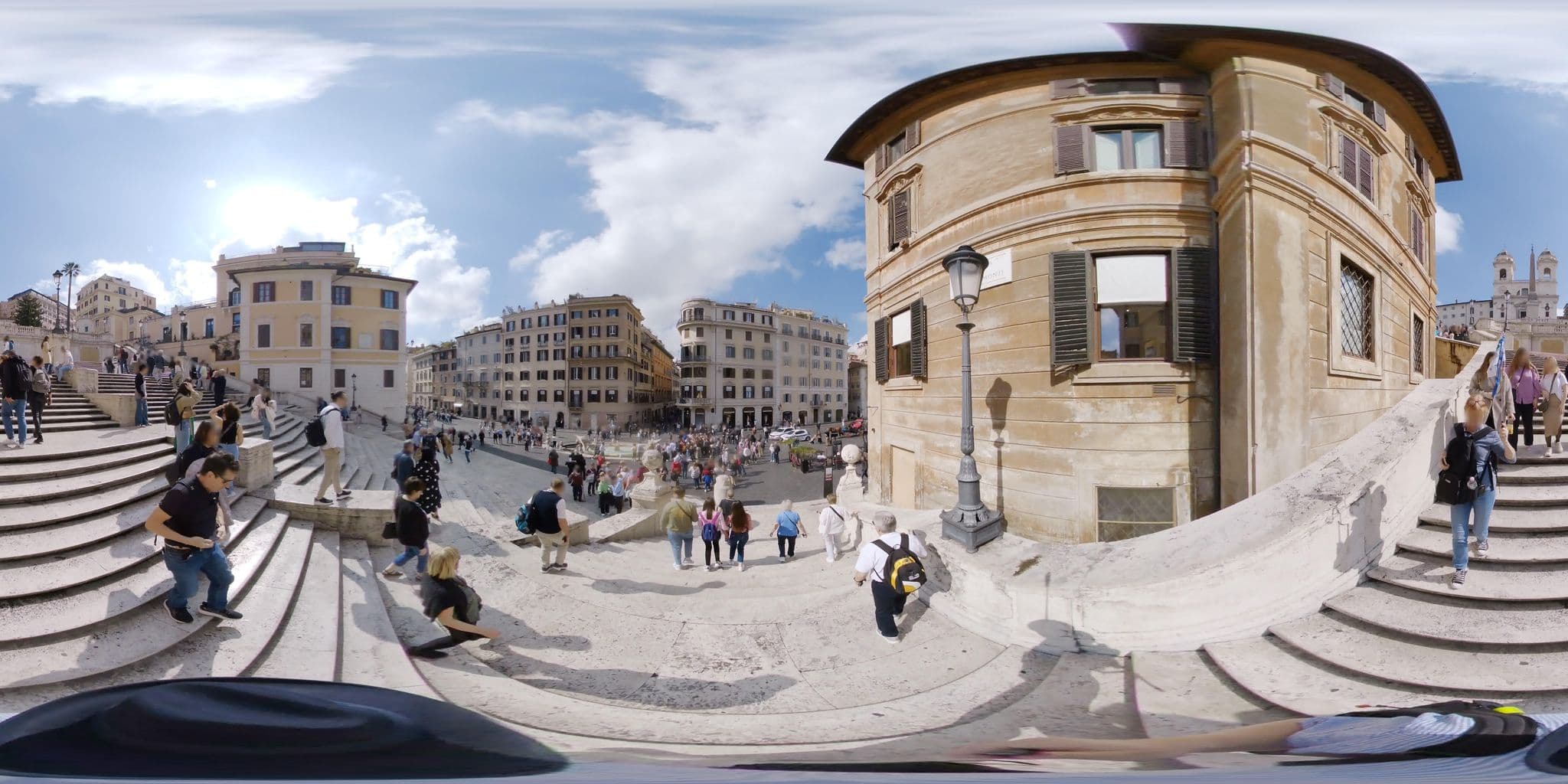 Street view near Internazionale Domus, Ludovisi — © stefan-RolfsRom (CC BY-SA · Mapillary)