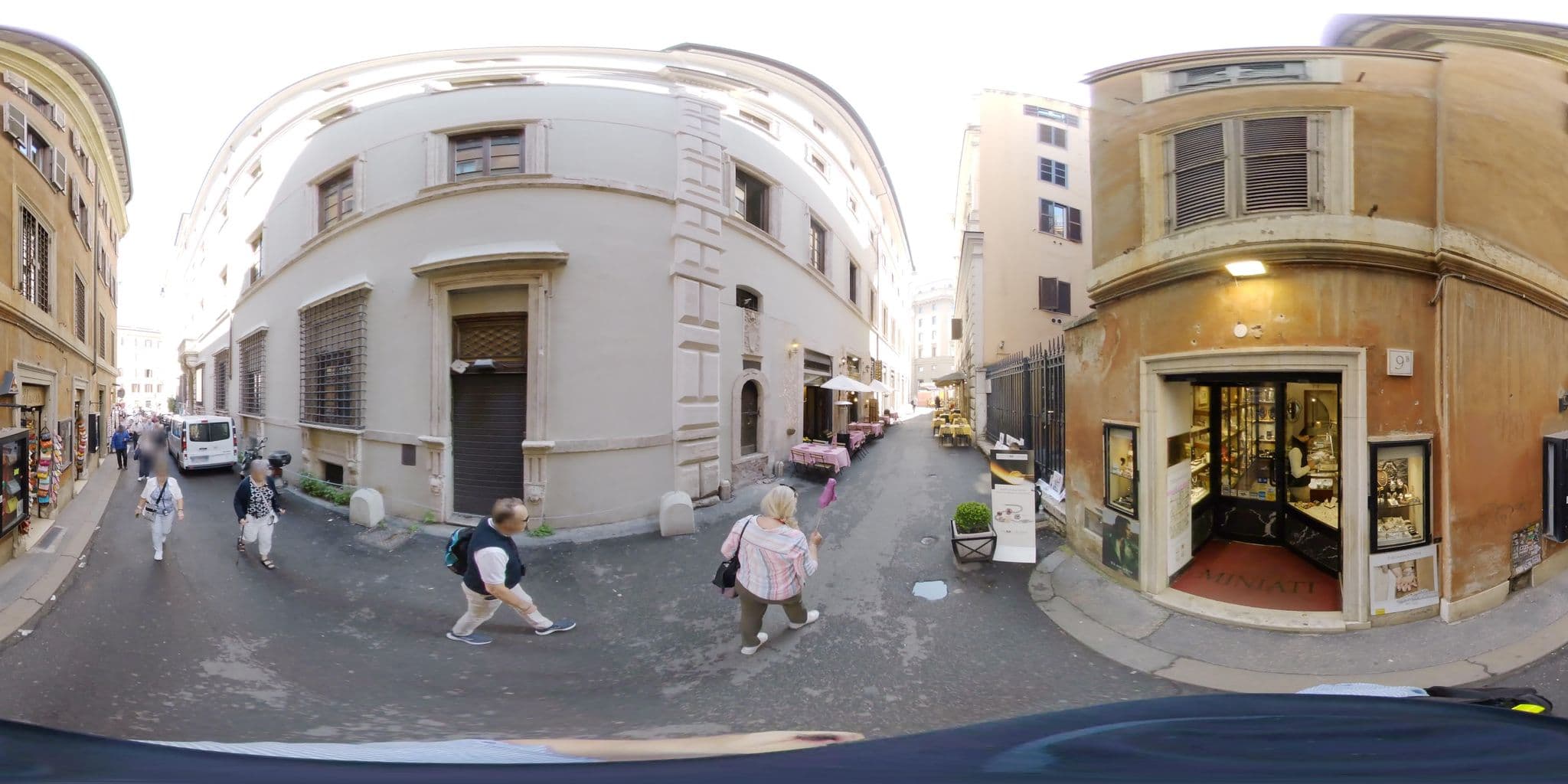 Street view near Treasure Rome Grazia, Sant'Eustachio — © stefan-RolfsRom (CC BY-SA · Mapillary)