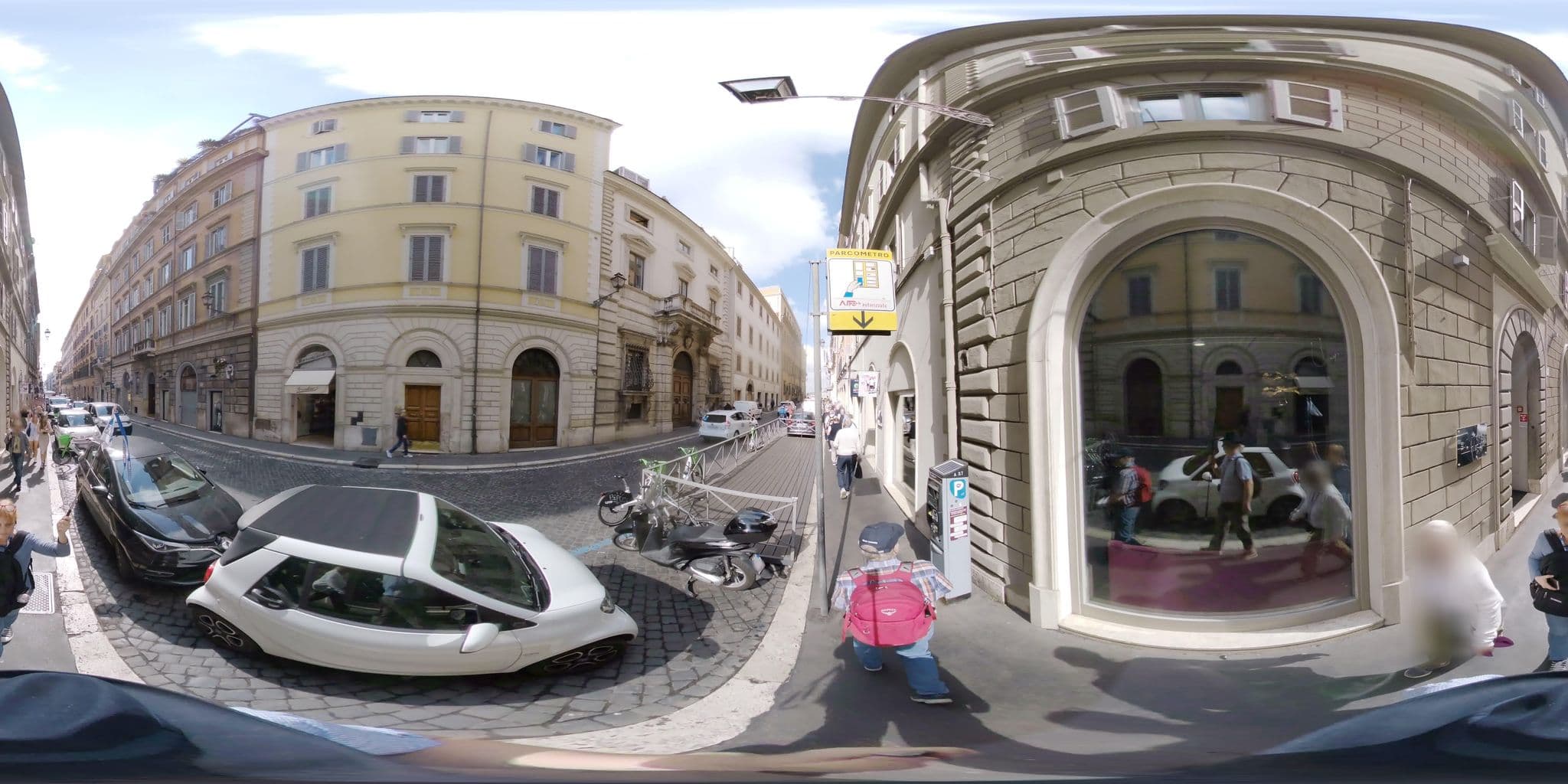 Street view near The Venue Sistina, Ludovisi — © stefan-RolfsRom (CC BY-SA · Mapillary)