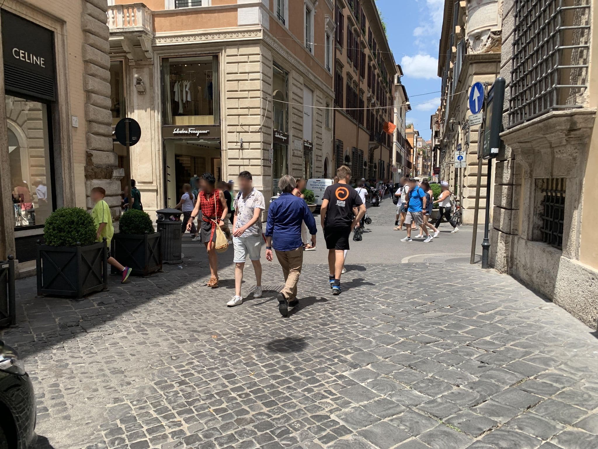 Street view near Suites Rome Condotti, Sant'Eustachio — © robot8a (CC BY-SA · Mapillary)