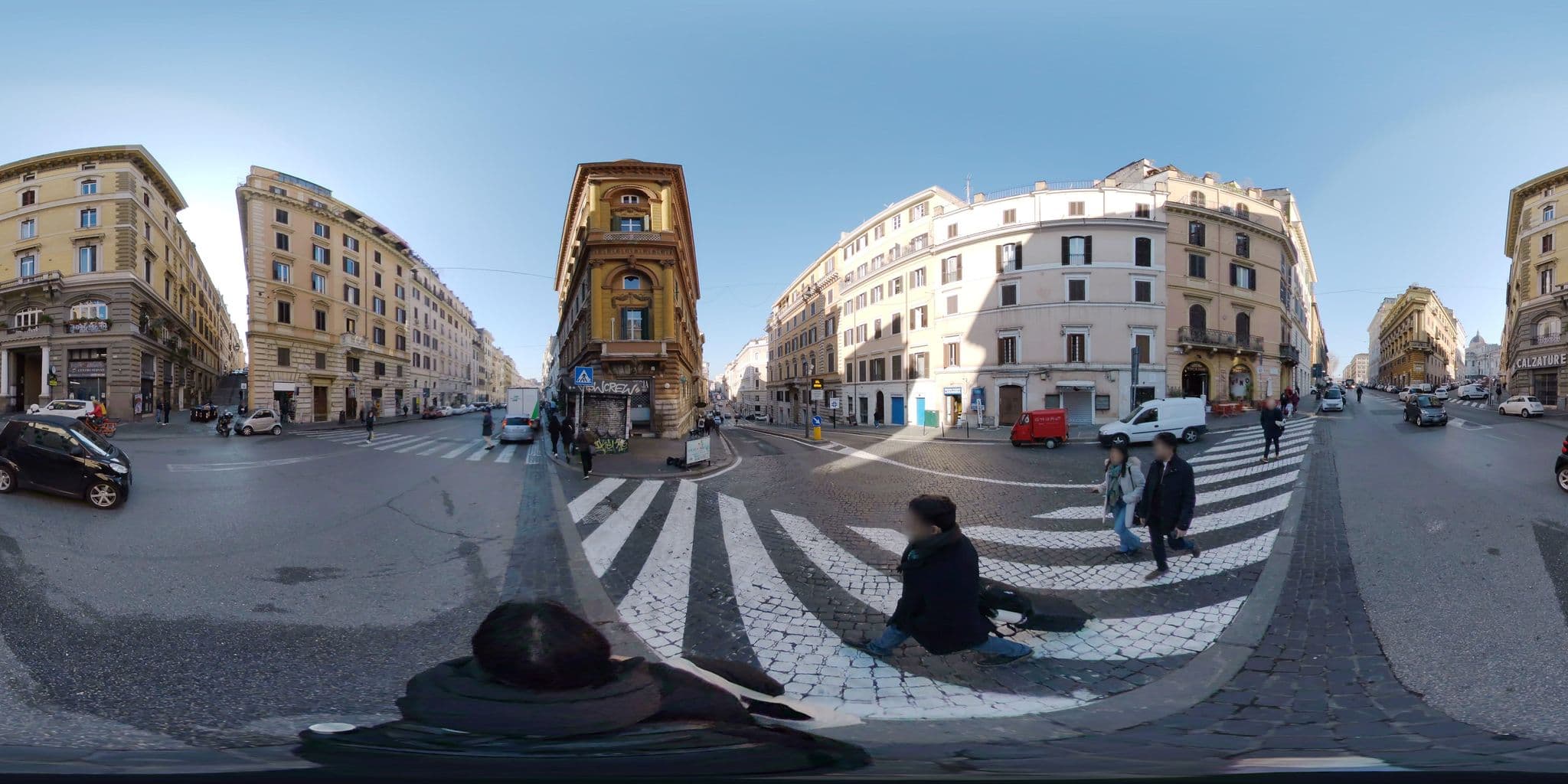 Street view near Domus Monti, Monti — © akiyoshiii213 (CC BY-SA · Mapillary)