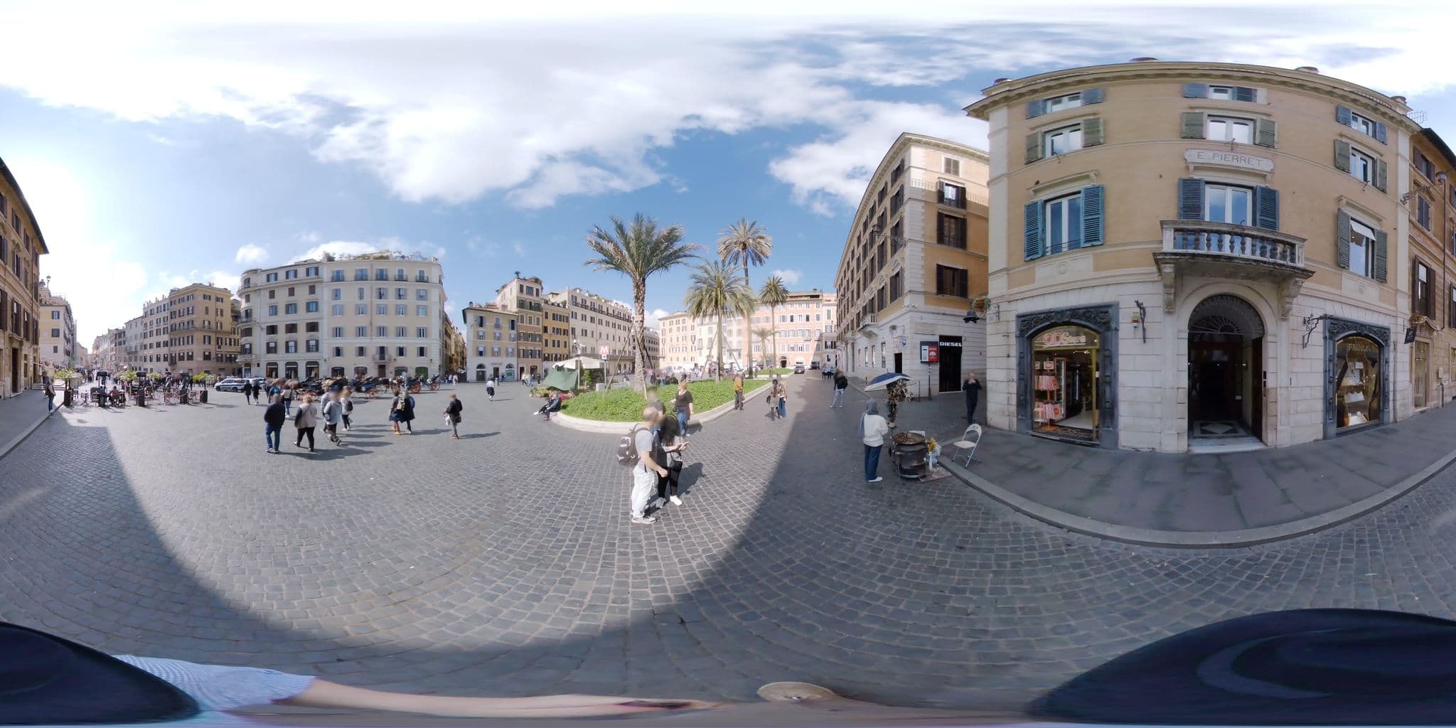 Street view near Les Diamants, Ludovisi — © stefan-RolfsRom (CC BY-SA · Mapillary)