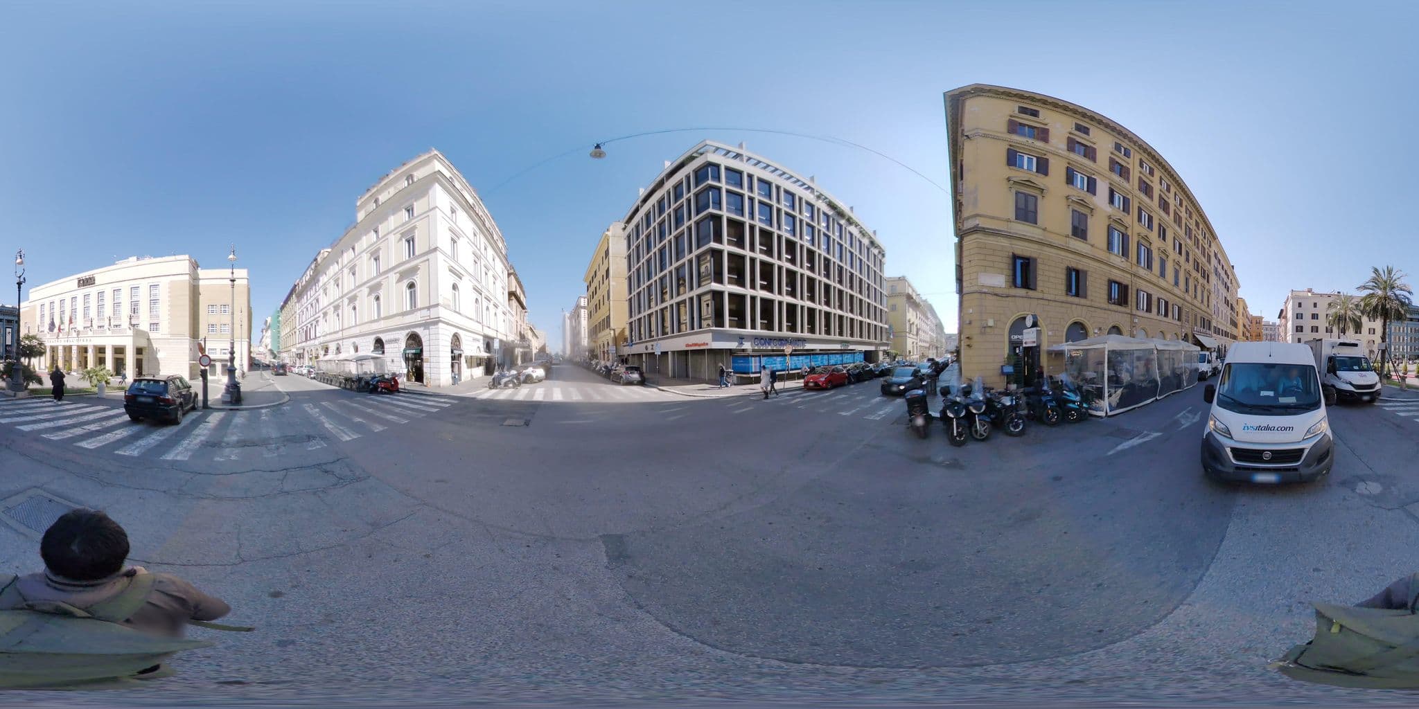 Street view near Demetra Hotel Rome - New 4 Star Hotel in Rome City Centre, Monti — © mapconcierge (CC BY-SA · Mapillary)