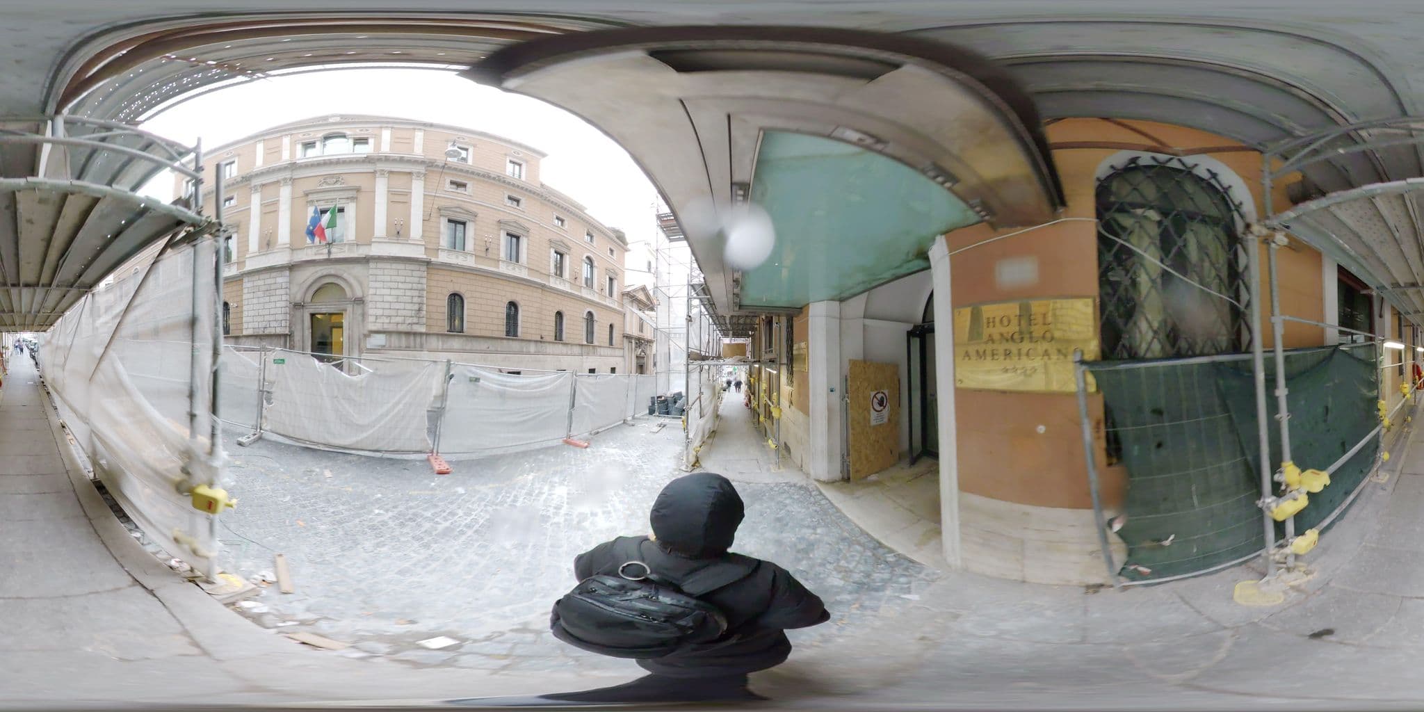 Street view near Hotel Anglo Americano, Ludovisi — © akiyoshiii213 (CC BY-SA · Mapillary)