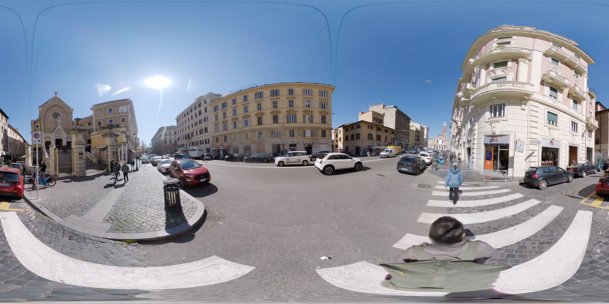 Street view near B&B La Capitale, Monti — © mapconcierge (CC BY-SA · Mapillary)