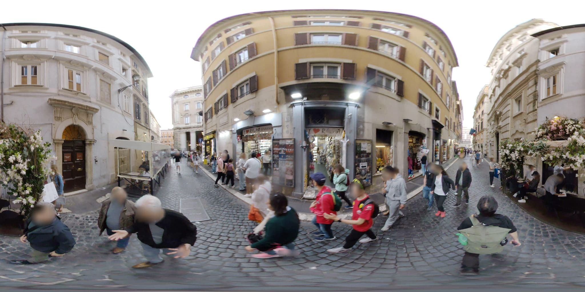 Street view near Prinsi Apartments, Sant'Eustachio — © mapconcierge (CC BY-SA · Mapillary)