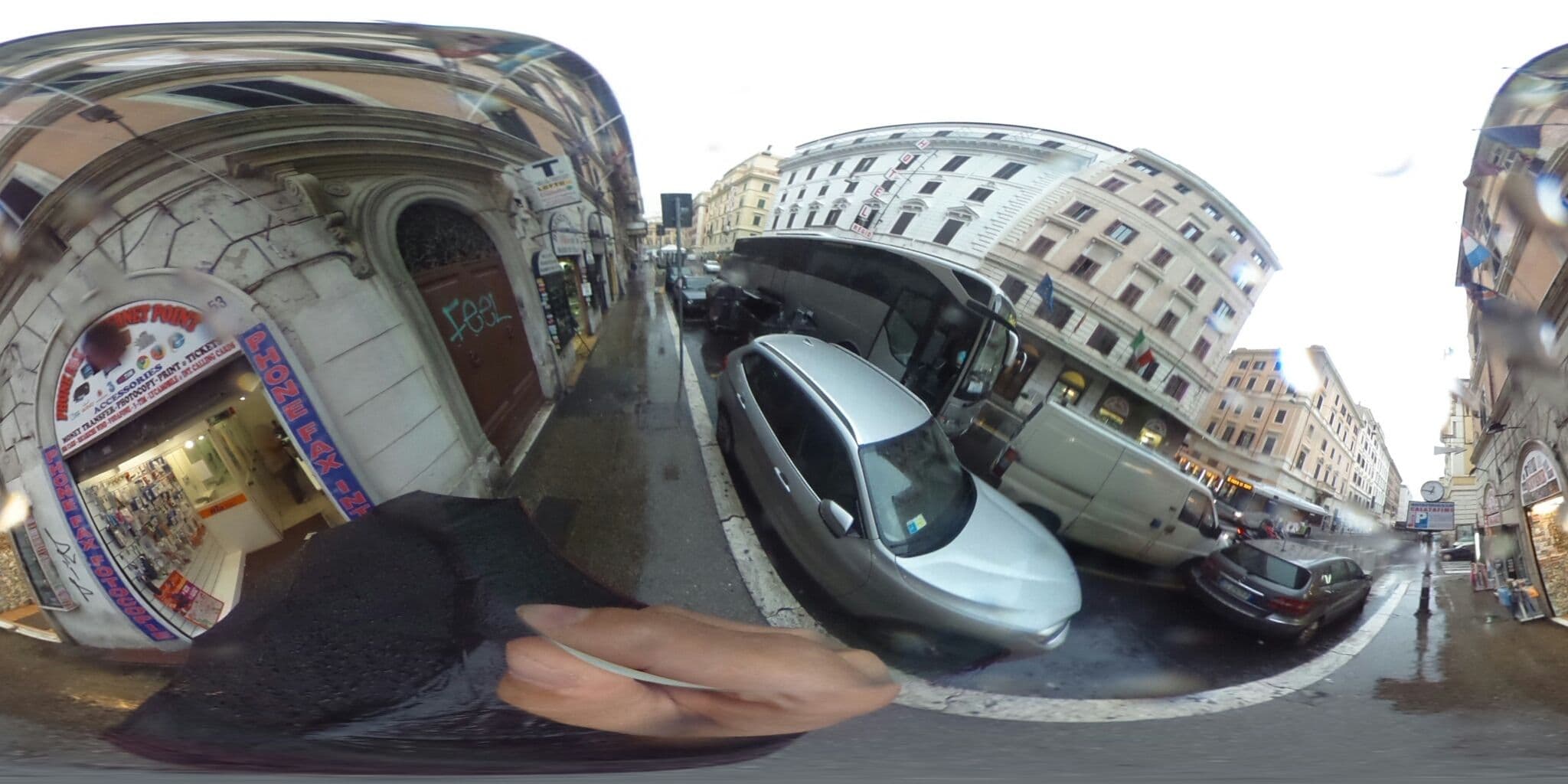 Street view near A&A B&B, Castro Pretorio — © beatoangelico (CC BY-SA · Mapillary)