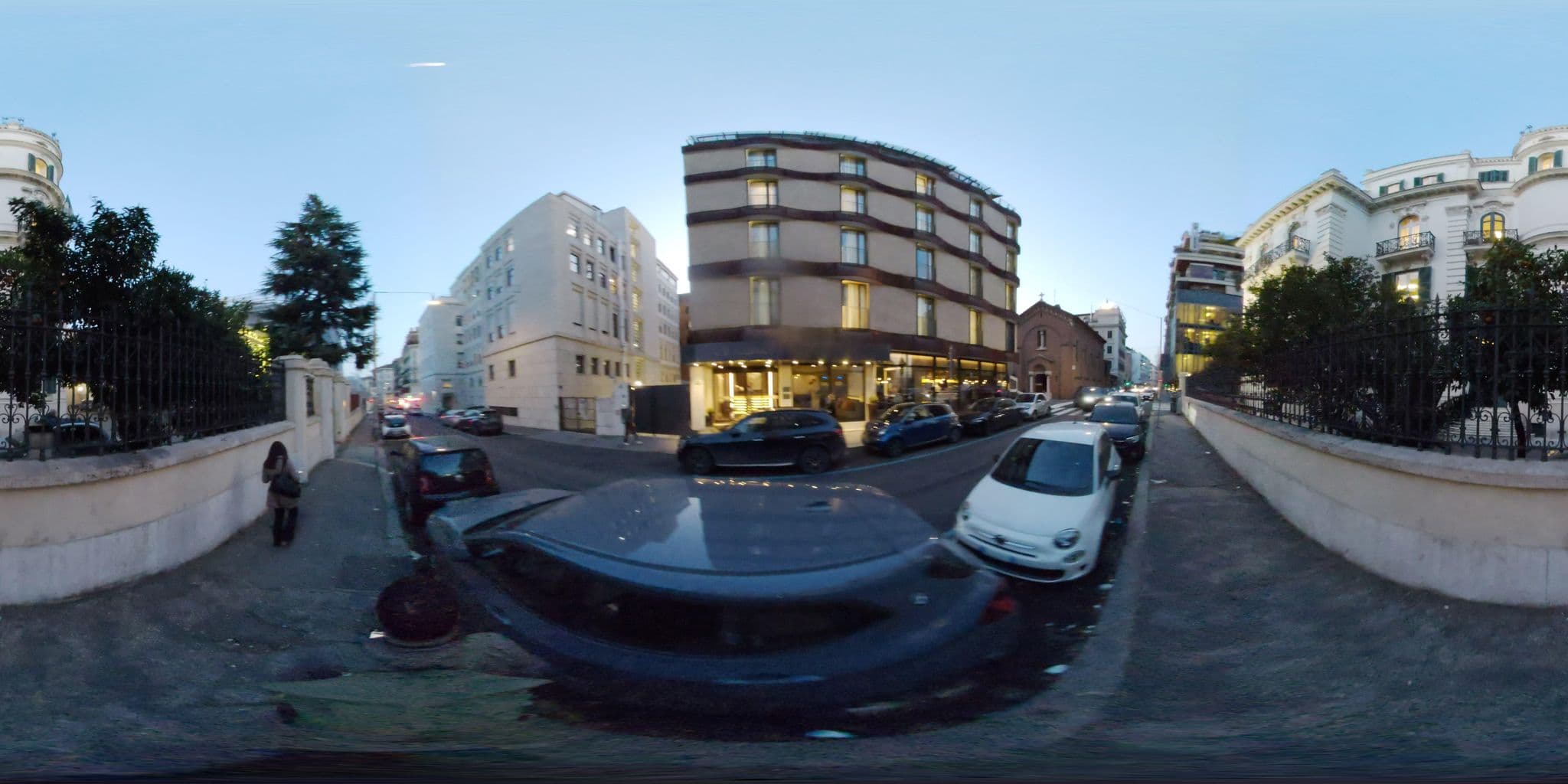 Street view near Principessa Tea Hotel Rome, Sallustiano — © mapconcierge (CC BY-SA · Mapillary)