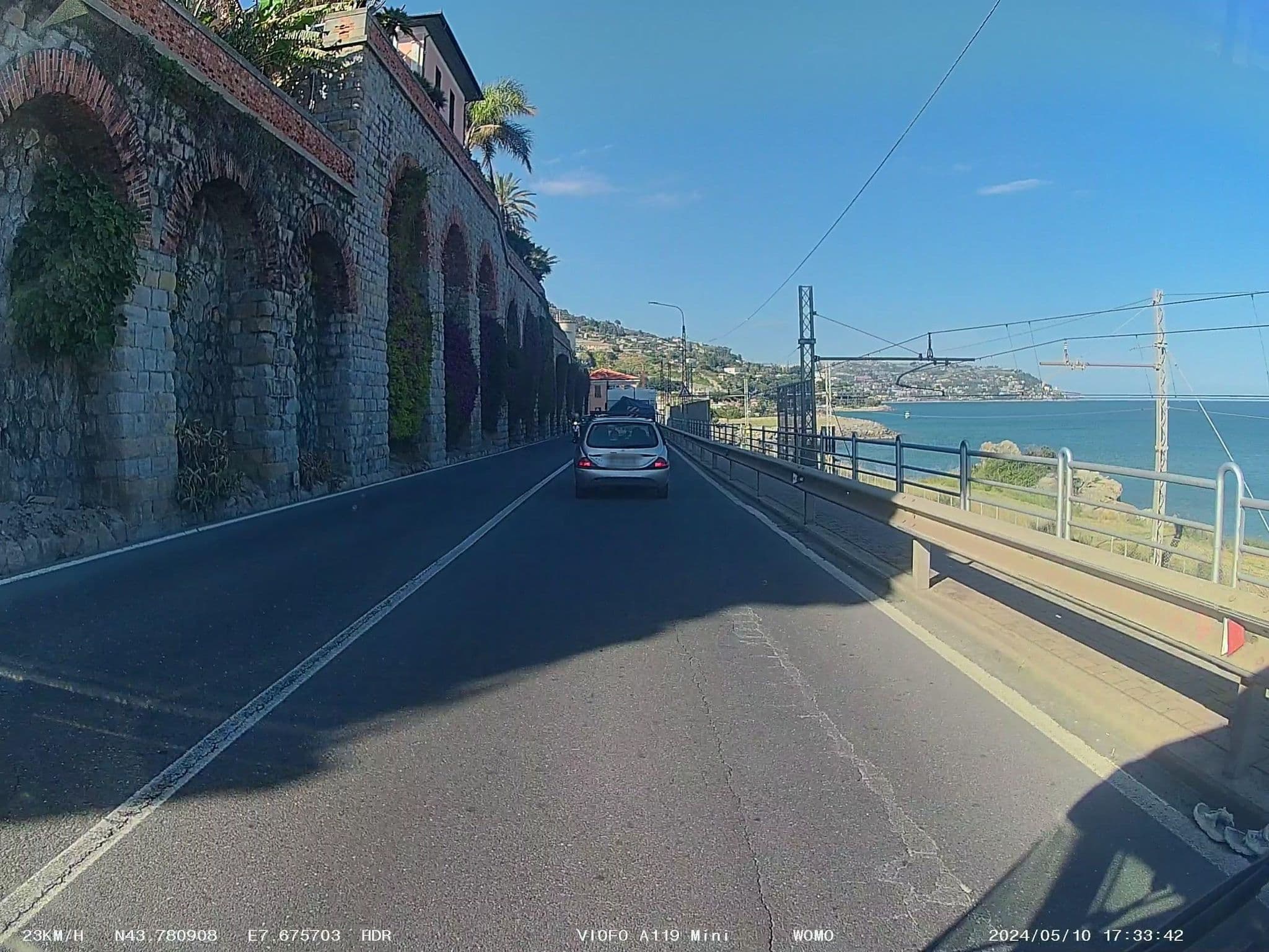 Street view near House Agamennone by Holiday World, Bordighera — © soulcover (CC BY-SA · Mapillary)