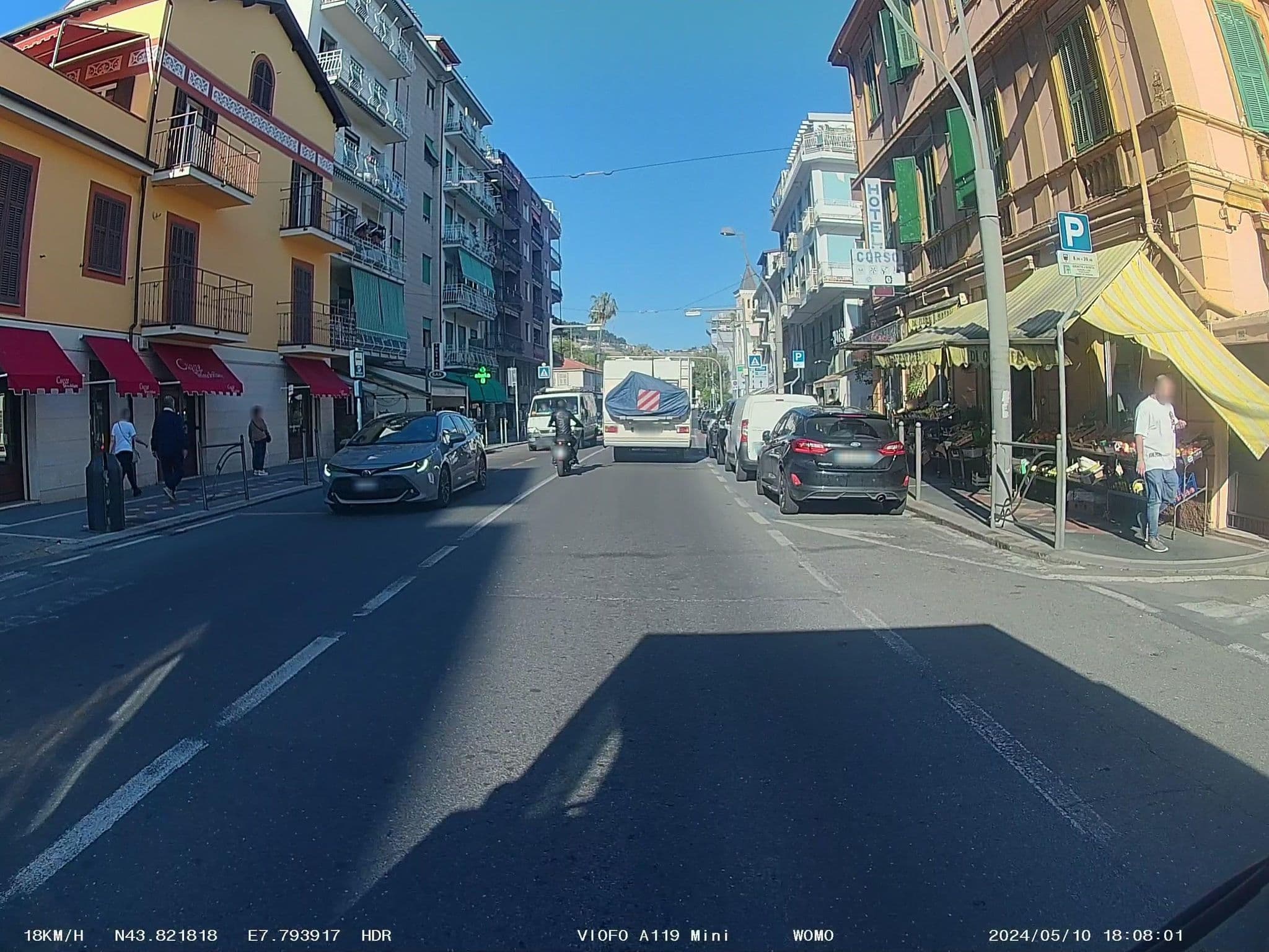 Street view near Casa Dede, Sanremo — © soulcover (CC BY-SA · Mapillary)