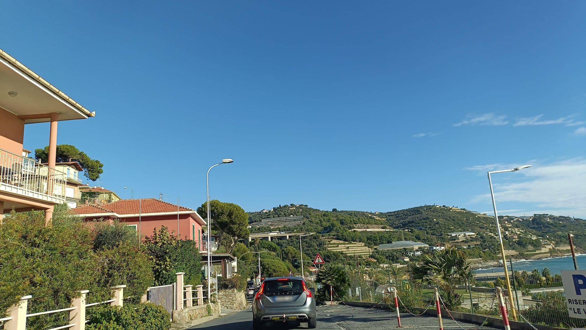 Street view near Froggy House, San Lorenzo al Mare — © namuit (CC BY-SA · Mapillary)
