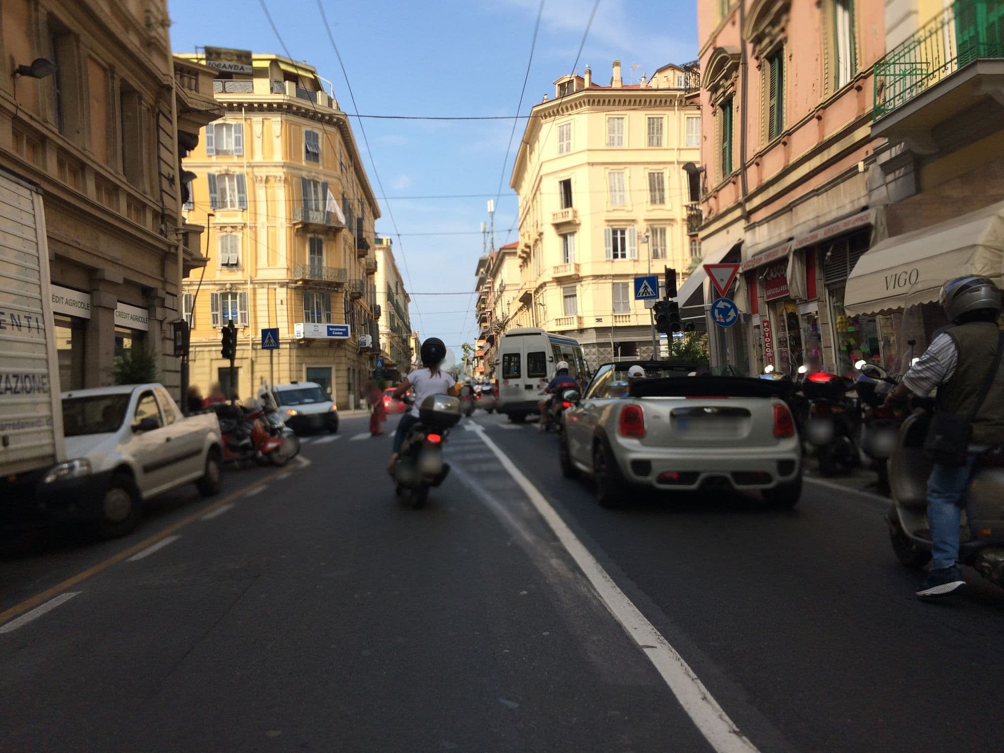 Street view near Hotel Malibu, Sanremo — © cxc (CC BY-SA · Mapillary)