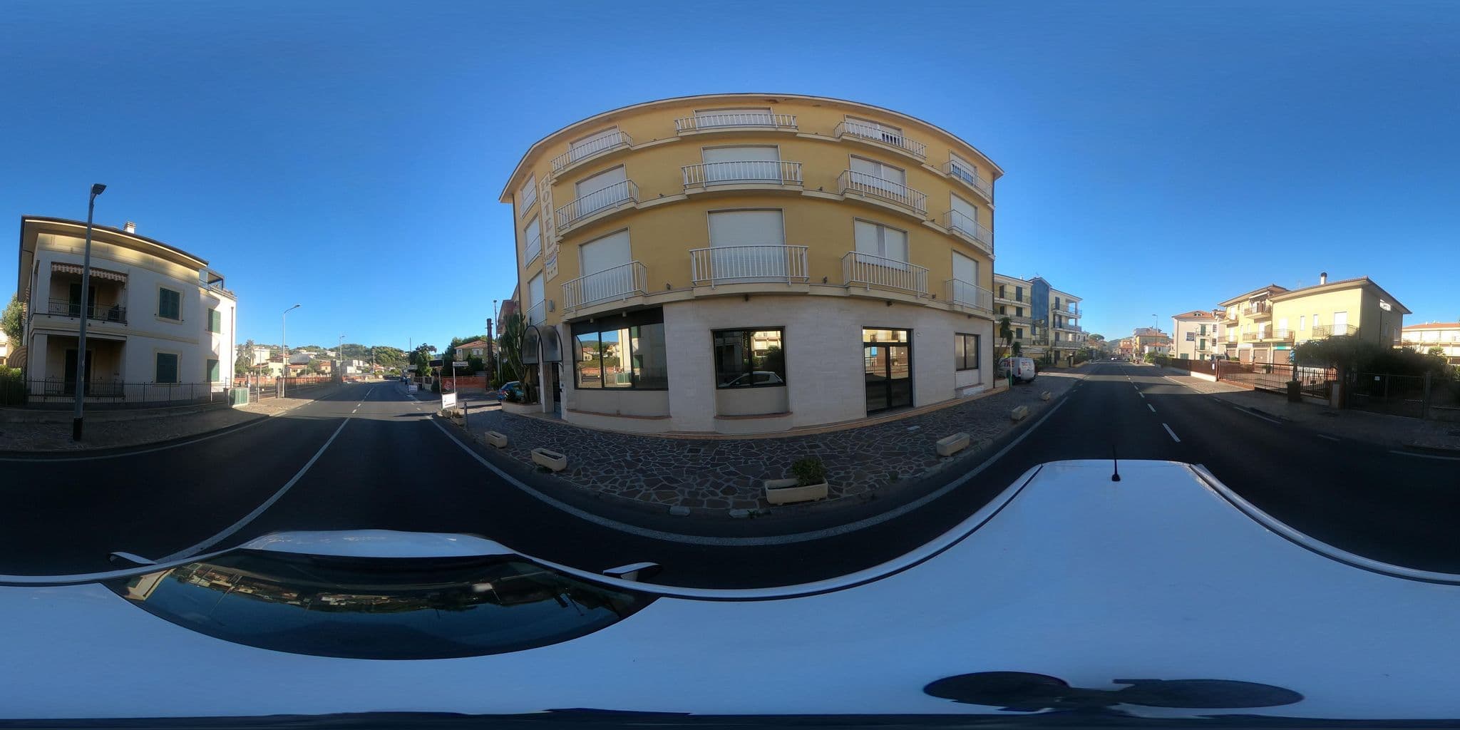 Street view near Albergo Candido, Diano Marina — © LucianoC63 (CC BY-SA · Mapillary)